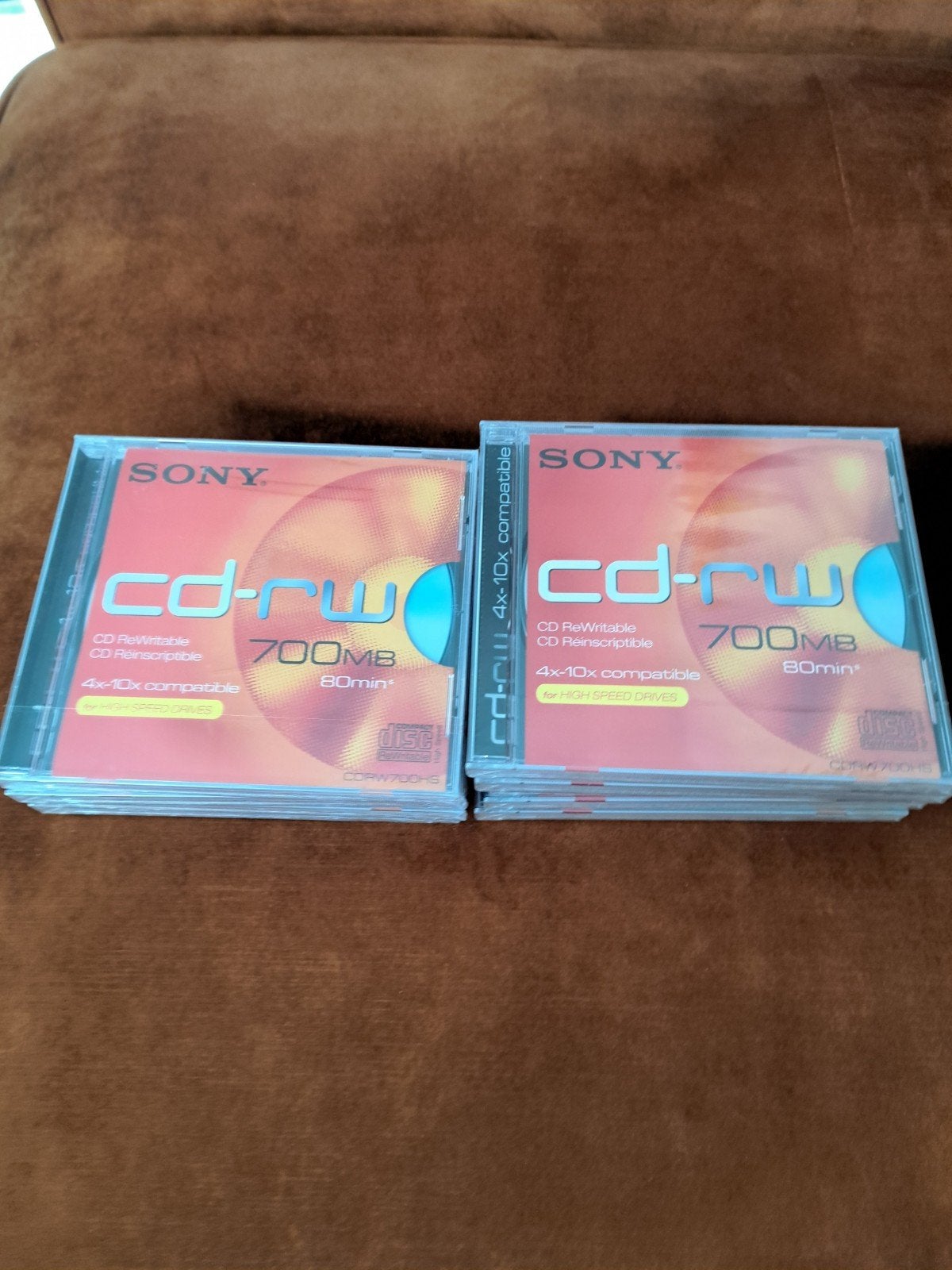 9 Nieuwe Sony cd rw 700 mb, Computers en Software, Ophalen, Nieuw