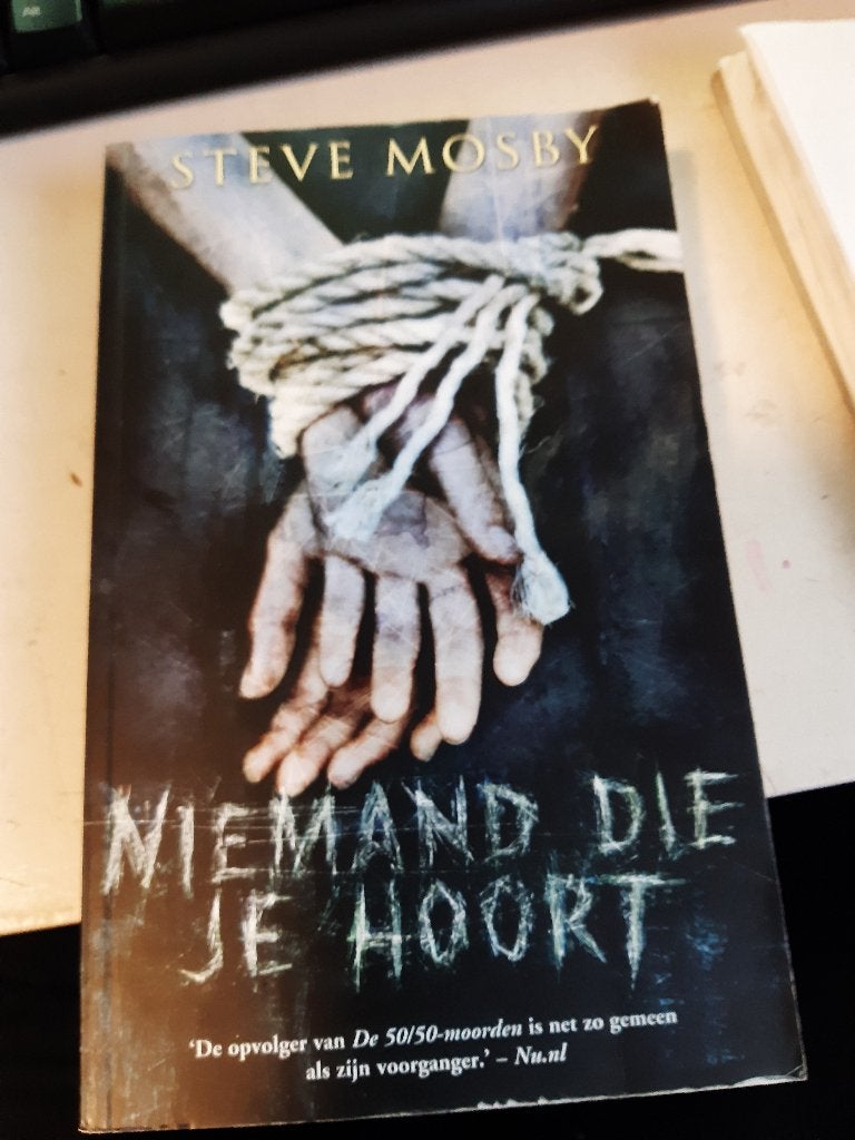 Niemand Die Je Hoort - Steve Mosby (Thriller)  (Z202-11), Europa overig, Ophalen of Verzenden, Zo goed als nieuw, Steve Mosby