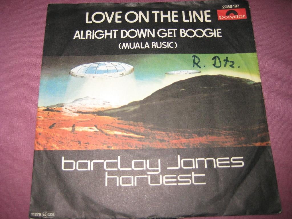 Barclay James Harvest: Love on the Line, Ophalen of Verzenden, Zo goed als nieuw, Pop, Single