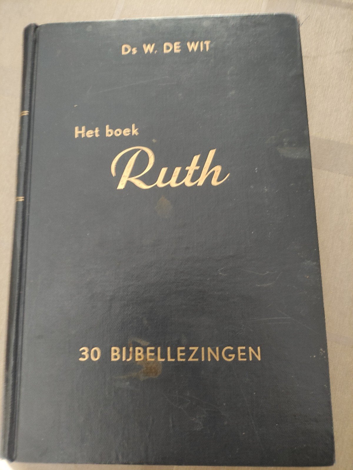 Het boek Ruth - Ds. W. de Wit - 30 Bijbellezingen, Ophalen of Verzenden, Ds W. de Wit