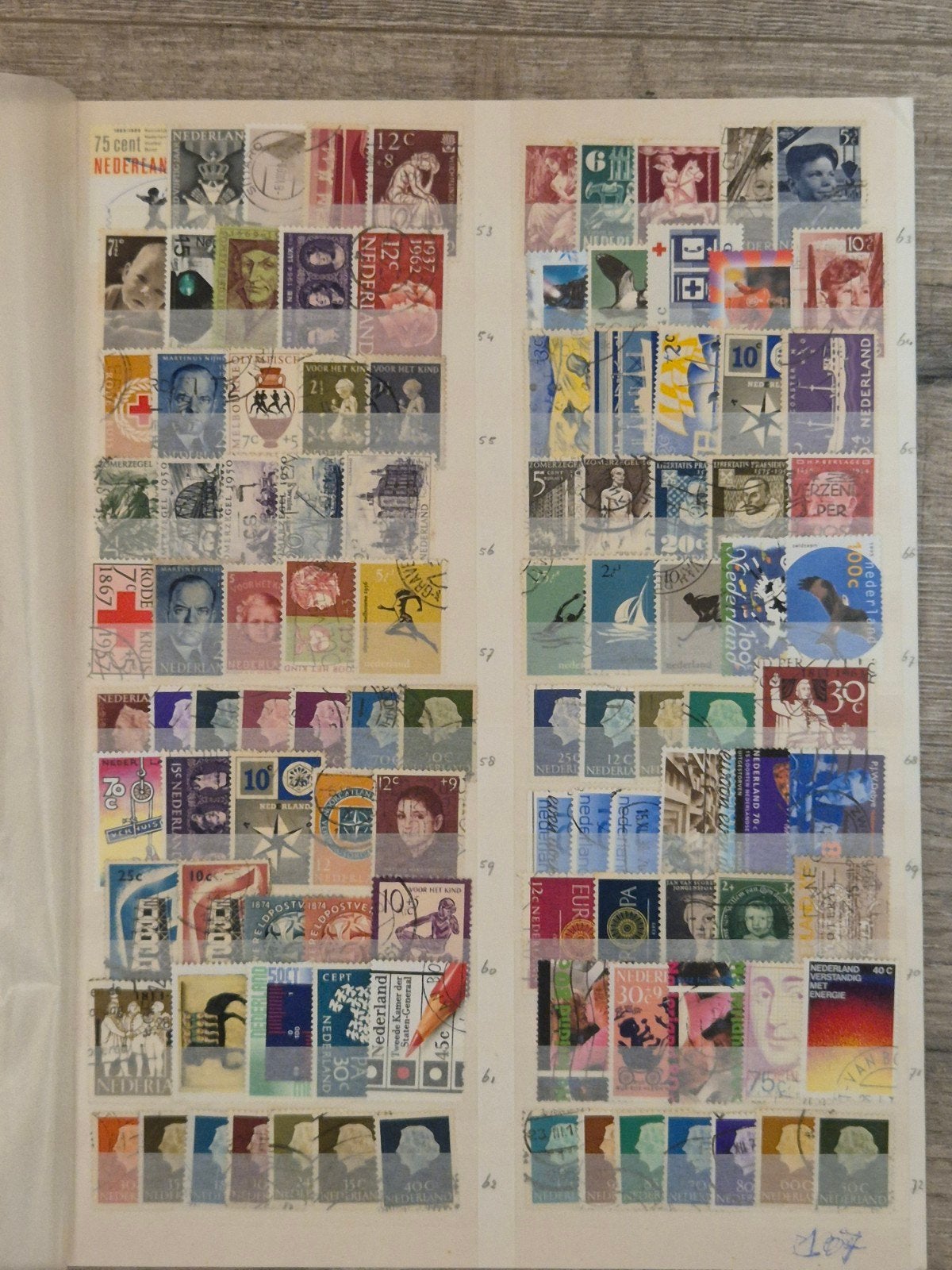 Grote verzameling Nederlandse postzegels (800zegels), Ophalen of Verzenden, Gestempeld