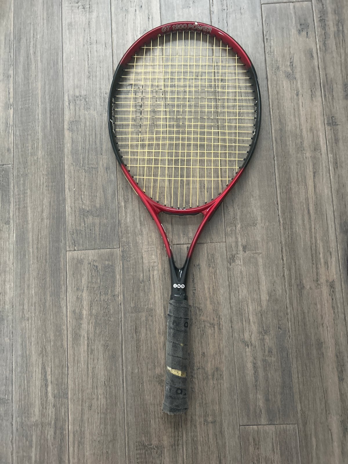 INQ GT-1200 Tennisracket met hoes, Sport en Fitness, Ophalen, Gebruikt, Racket, Overige merken