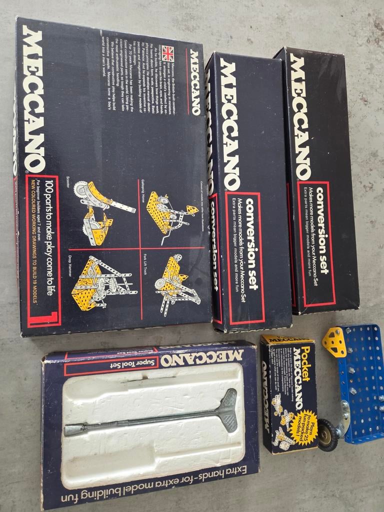Meccano vintage constructie speelgoed, Ophalen of Verzenden
