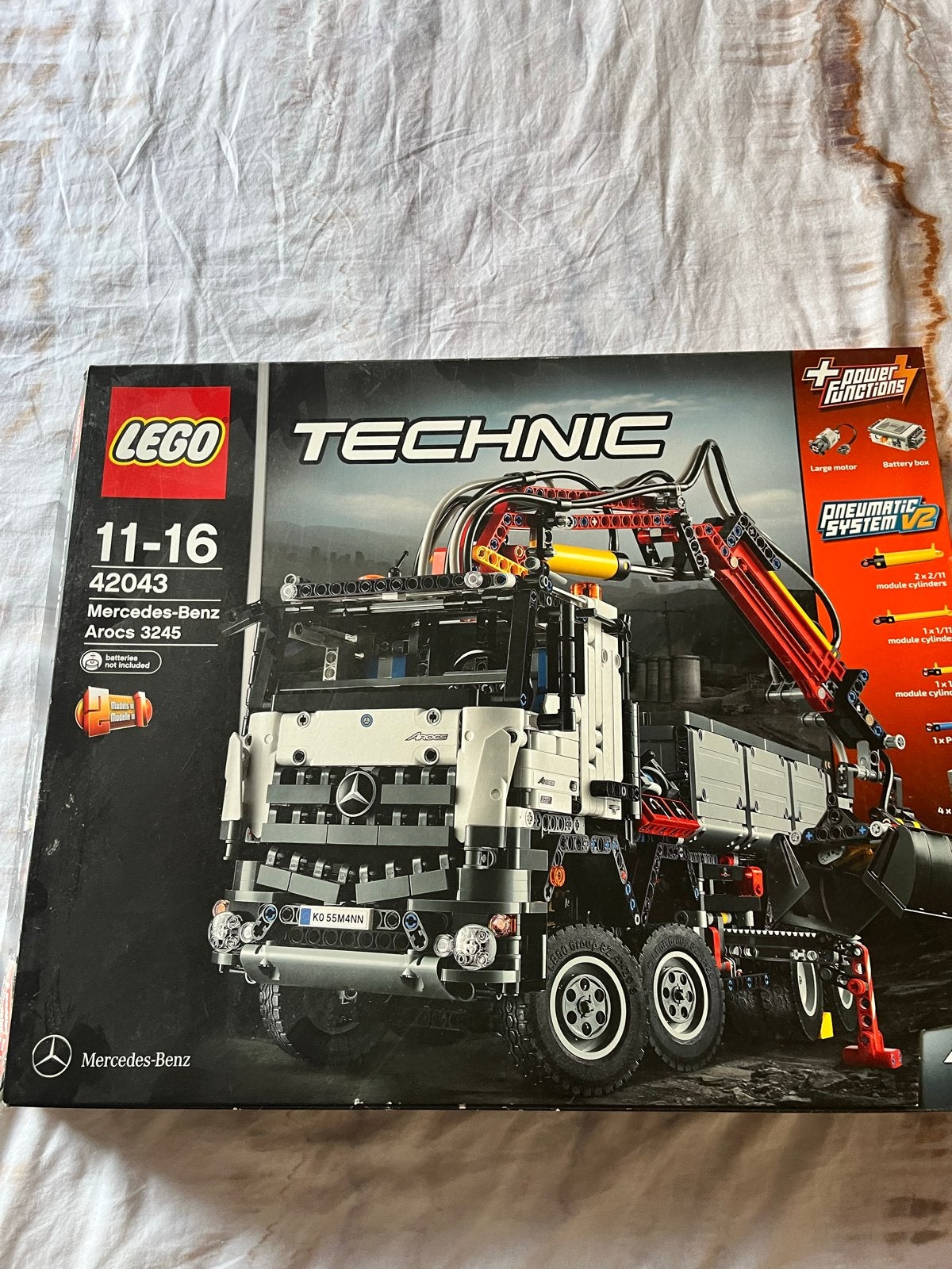Lego Technic 42043 Mercedes-Benz Arocs 3245, Gebruikt, Lego, Ophalen of Verzenden, Complete set