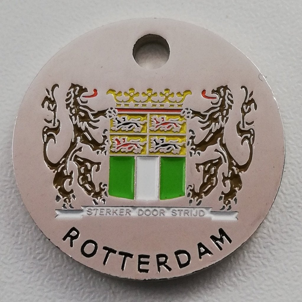 Winkelwagenmuntje Gemeente Rotterdam, Ophalen of Verzenden