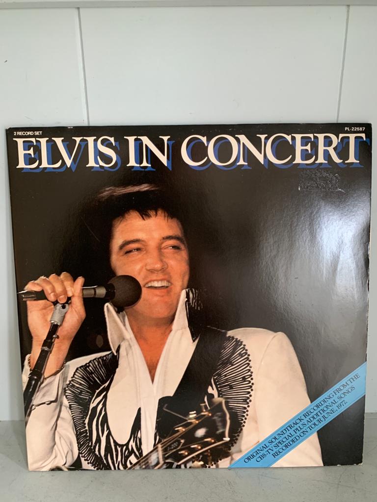 Elvis Presley - Elvis In Concert (2LP, 1977) PL 22587, Gebruikt, Ophalen of Verzenden, 12 inch, Dubbel-LP