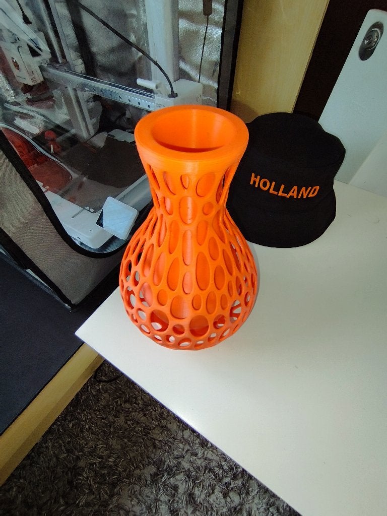 Unieke 3D-geprinte vaas - Modern design, Huis en Inrichting, Woonaccessoires | Vazen, Ophalen of Verzenden, Overige kleuren, Kunststof