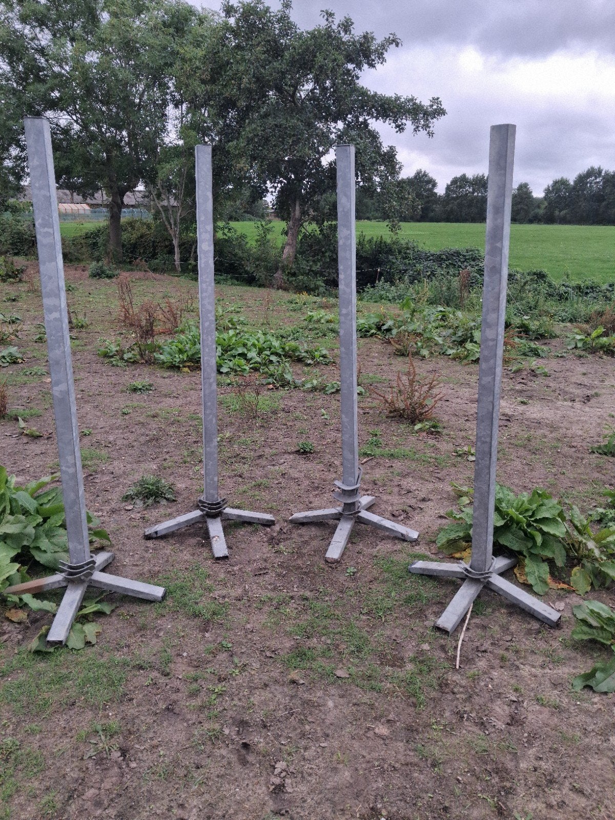 Set van 4 hindernis staanders met 11 lepels, Ophalen, Gebruikt, Springen