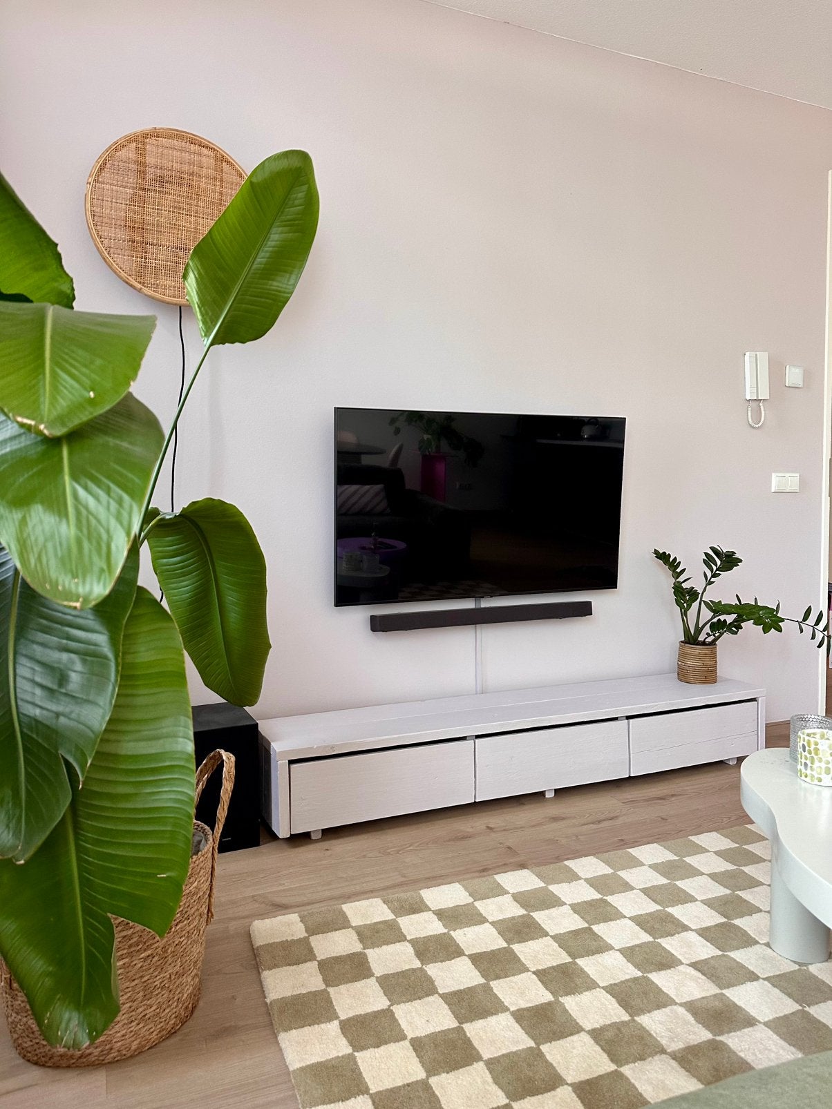 Tv meubel, Ophalen, Gebruikt, 150 tot 200 cm, Minder dan 100 cm