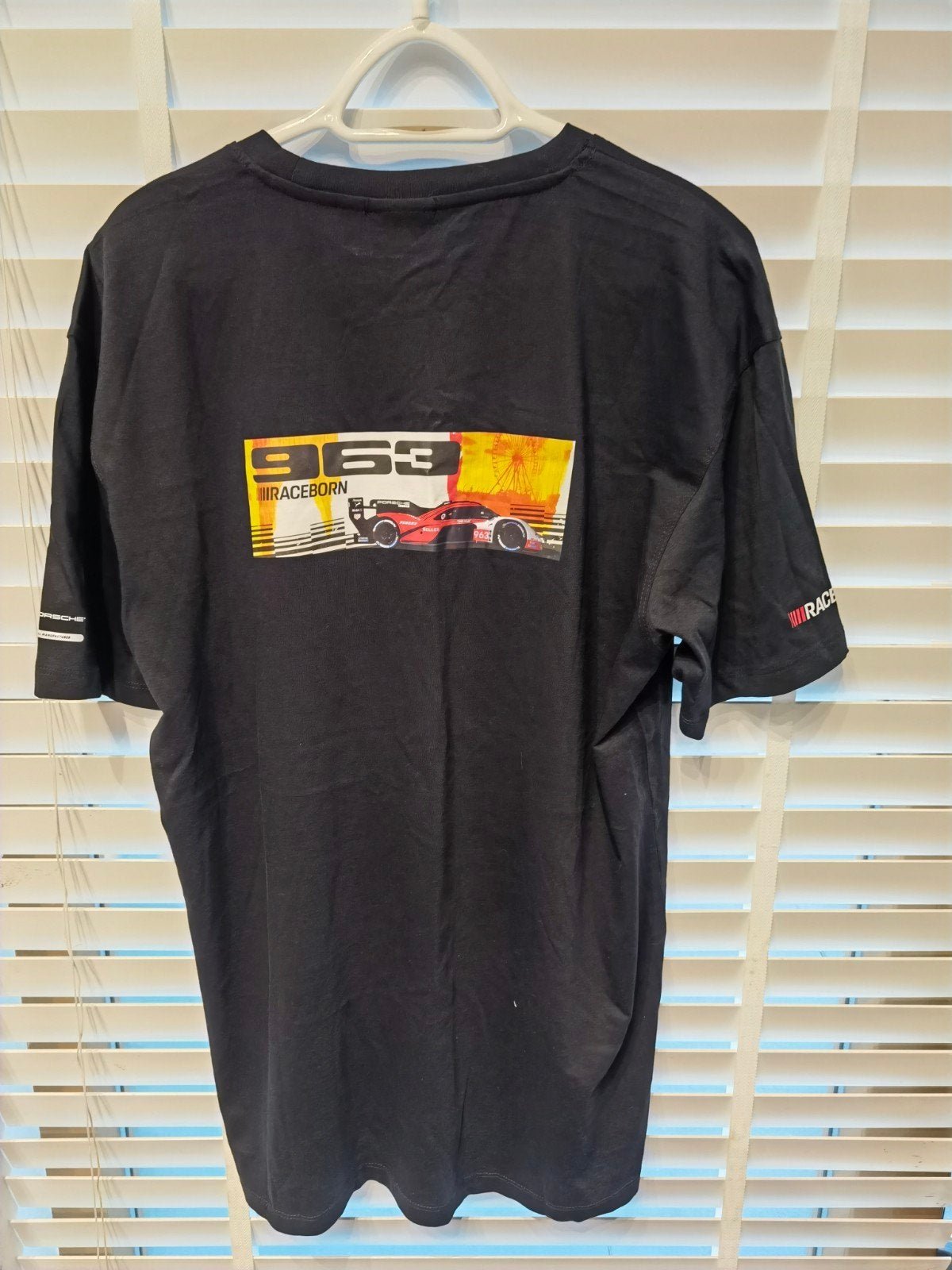 origineel porsche T-shirt 24 heures le mans, Ophalen of Verzenden, Zo goed als nieuw, Maat 56/58 (XL), Zwart
