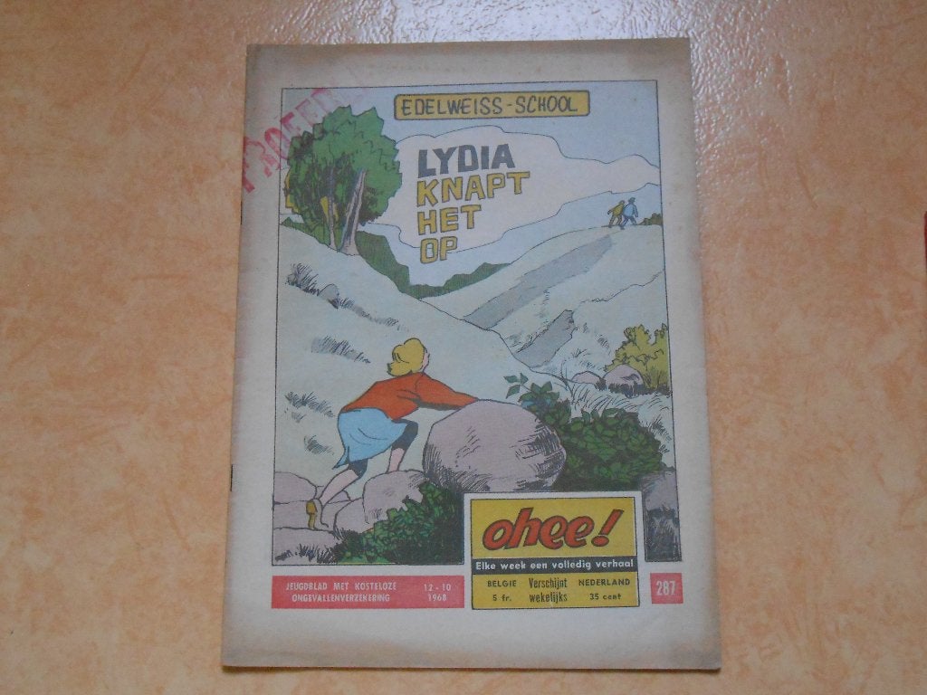 Ohee 287 Lydia knapt het op 1968., Eén stripboek, Ophalen of Verzenden, Gelezen