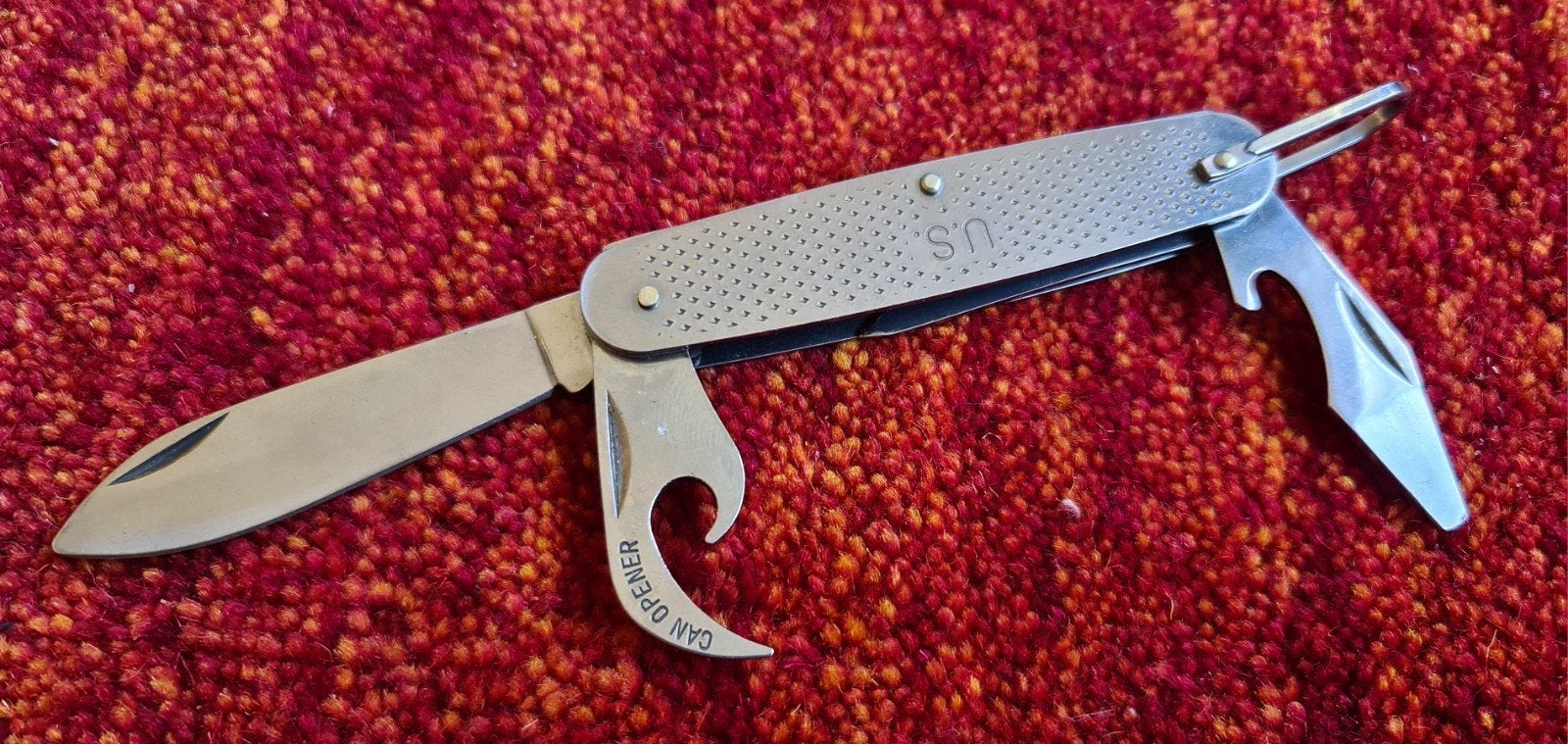 Vintage US Militair Zakmes - Can Opener, Verzamelen, Ophalen of Verzenden