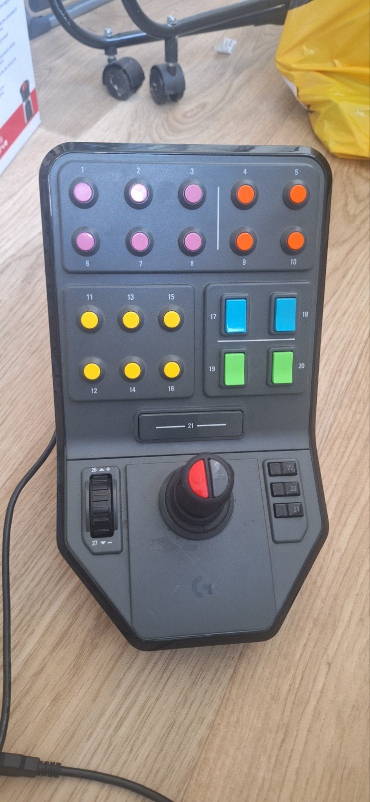 Logitech G Saitek Farm Simulator Controller, Computers en Software, Ophalen of Verzenden, Gebruikt, Logitech