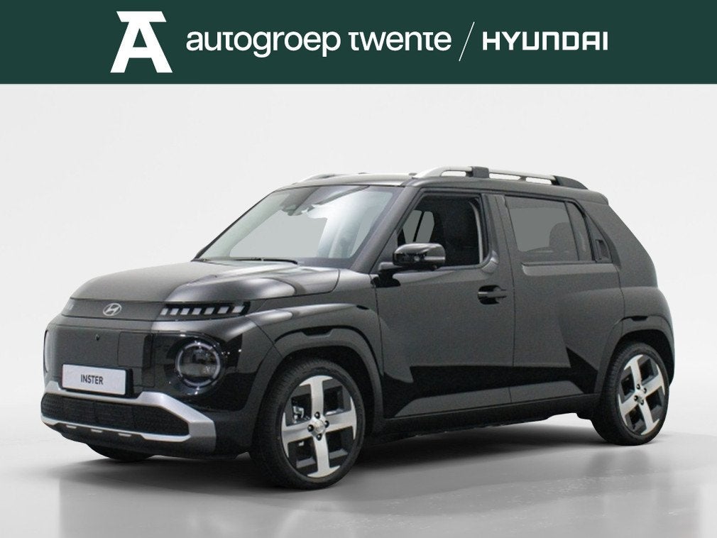 Hyundai Inster Evolve 49 kWh | Techpack | Winterpack | Warmt, Auto's, Gebruikt, Zwart, Origineel Nederlands, SUV of Terreinwagen