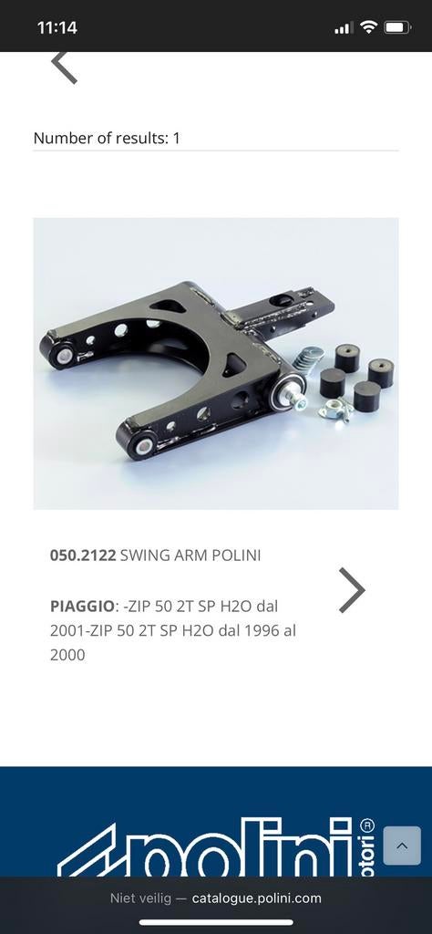 Polini subframe nieuw!, Ophalen of Verzenden, Nieuw, Frame, Piaggio