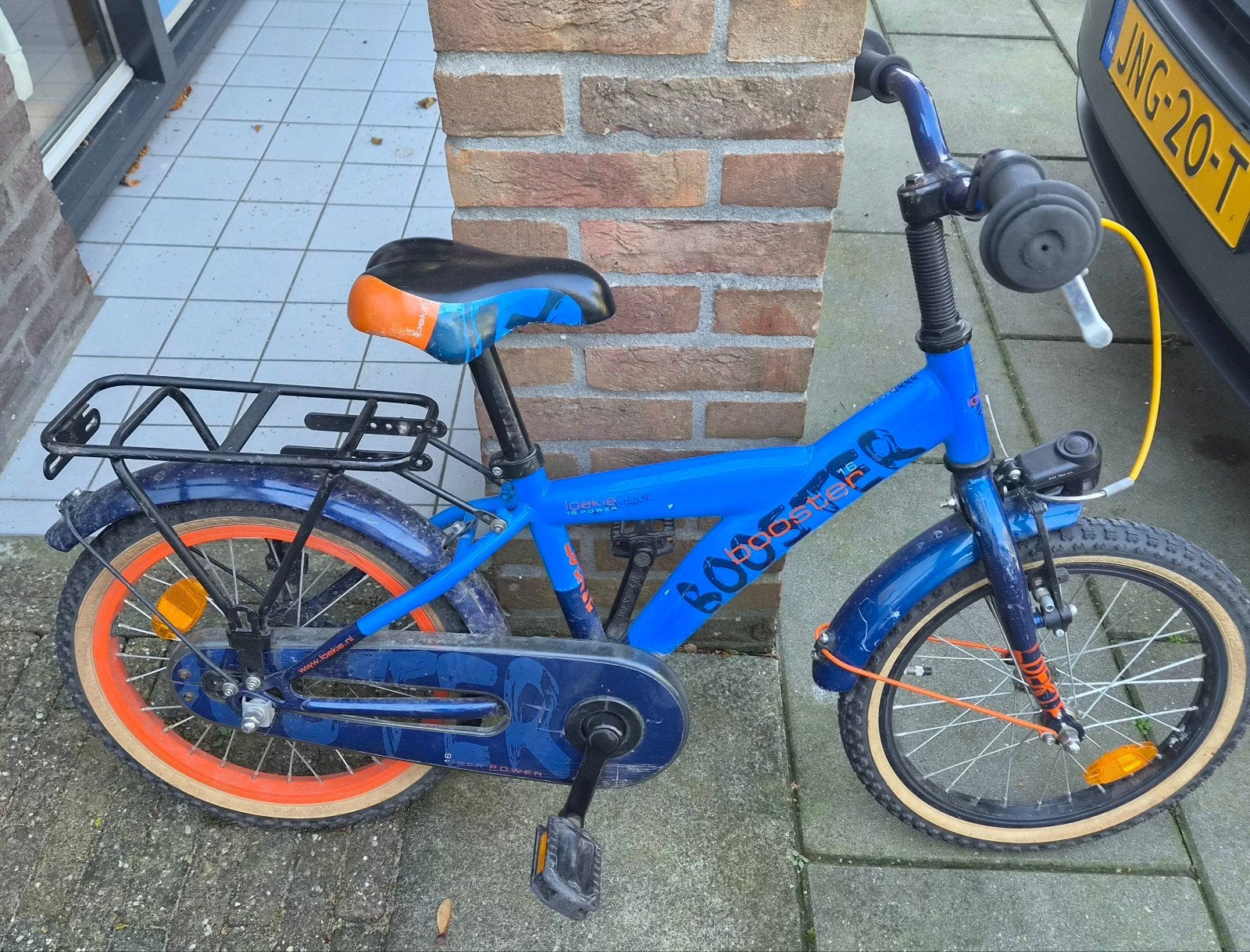 Loekie Booster 16 inch kinderfiets, Fietsen en Brommers, Ophalen, Velgrem, Loekie, 16 tot 20 inch