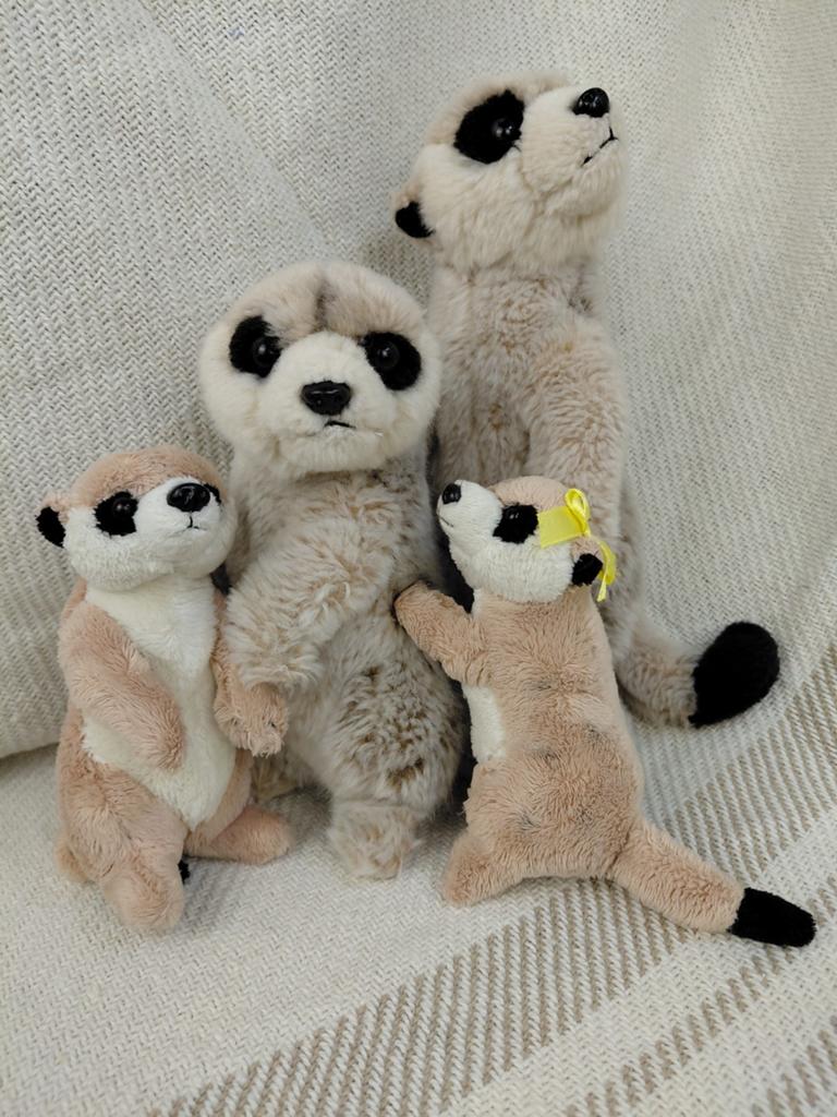 Uni-Toys Stokstaartjes Familie - Knuffelset, Overige merken, Overige karakters, Overige typen, Nieuw