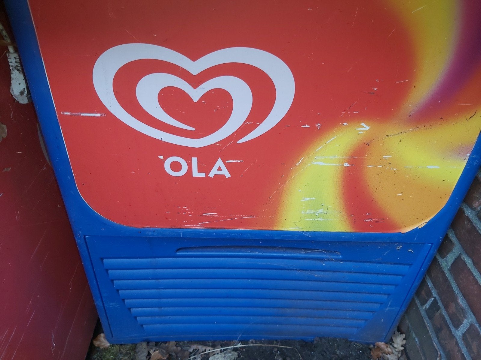 2xVrieskist: Ola ijsverkoop glazen schuifdeksels wielen slot, Witgoed en Apparatuur, Vriezers en Diepvrieskisten, Vrieskist, Gebruikt