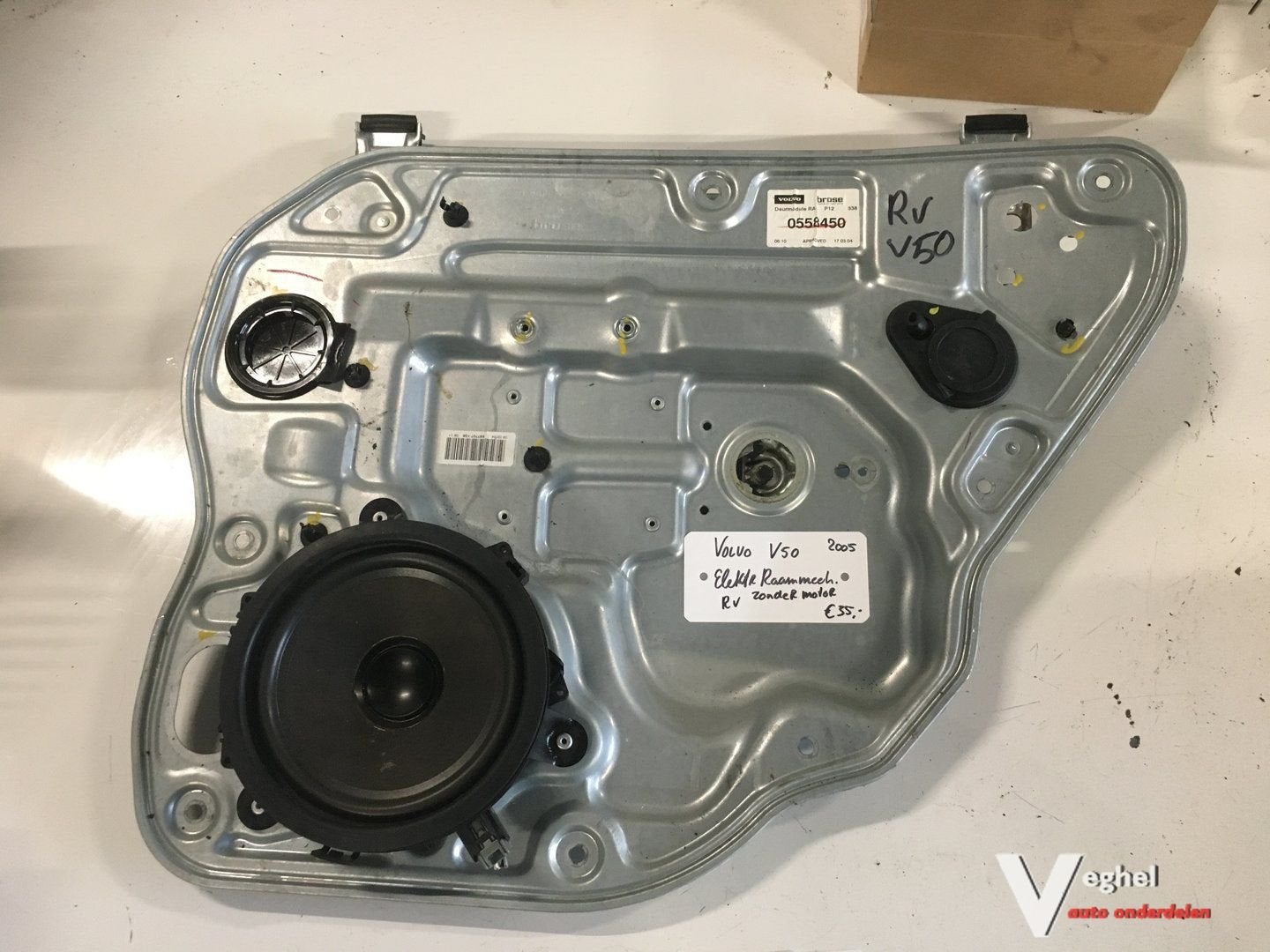 Volvo V50 2005 Raammechanisme Rechtsvoor, Auto-onderdelen, Ruiten en Toebehoren, Gebruikt, -, -, Ophalen of Verzenden
