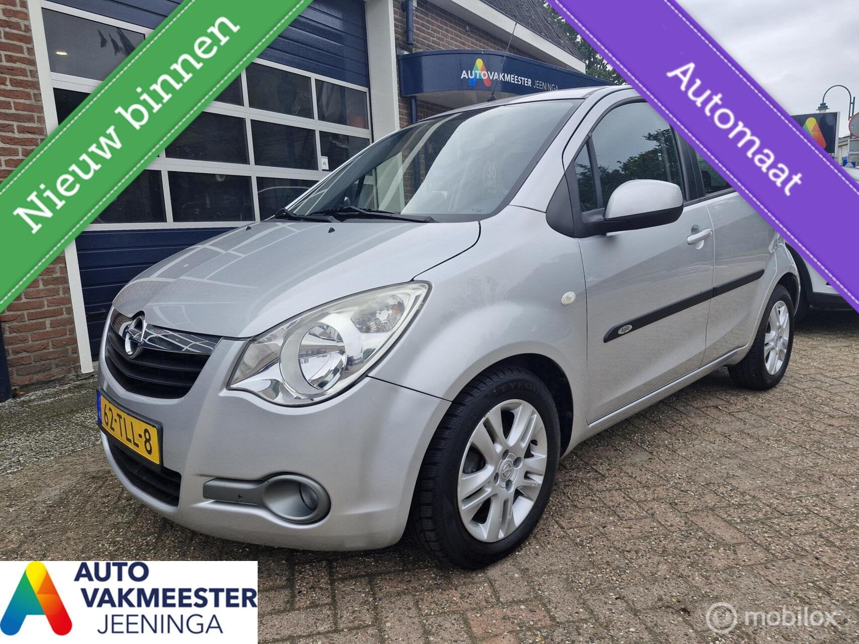 Opel Agila 1.2 Edition Automaat, Auto's, 4 cilinders, Origineel Nederlands, Bedrijf, 200 kg