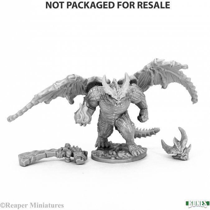 Bones 5: Agramon the Pit Fiend 77950 Wargames, Verzenden, Figuurtje(s), Reaper Miniatures, Info@sceneryenzo.nl