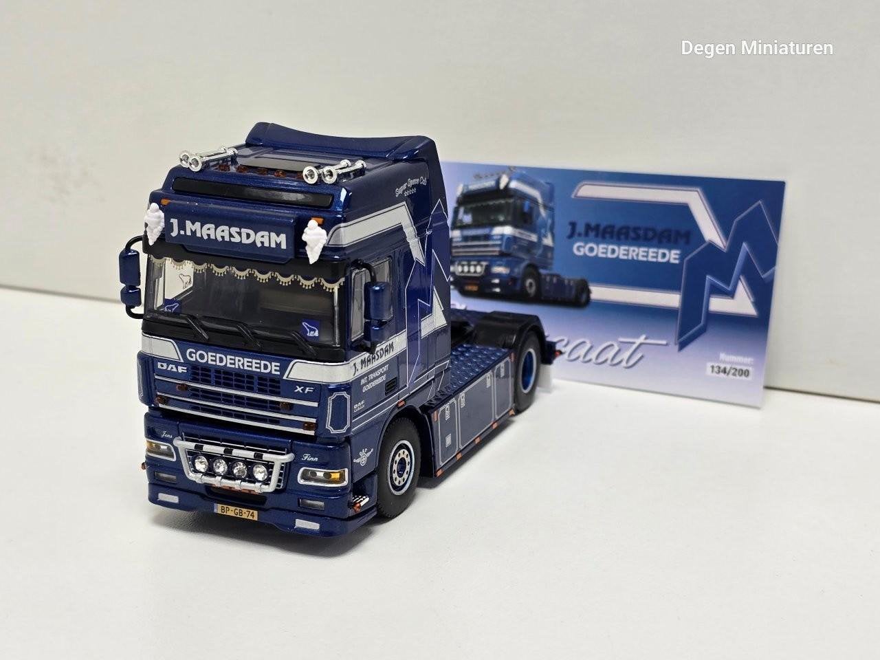 Gezocht wsi daf xf 95 Jan Maasdam, Ophalen of Verzenden, Zo goed als nieuw, Bus of Vrachtwagen, Wsi