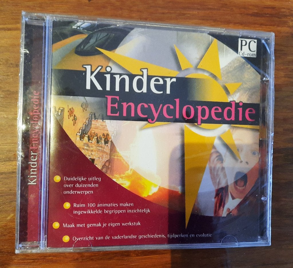 Kinder Encyclopedie PC CD-ROM Nieuw Geseald Educatieve, Computers en Software, Educatie- en Cursussoftware, Nieuw, Software cursus