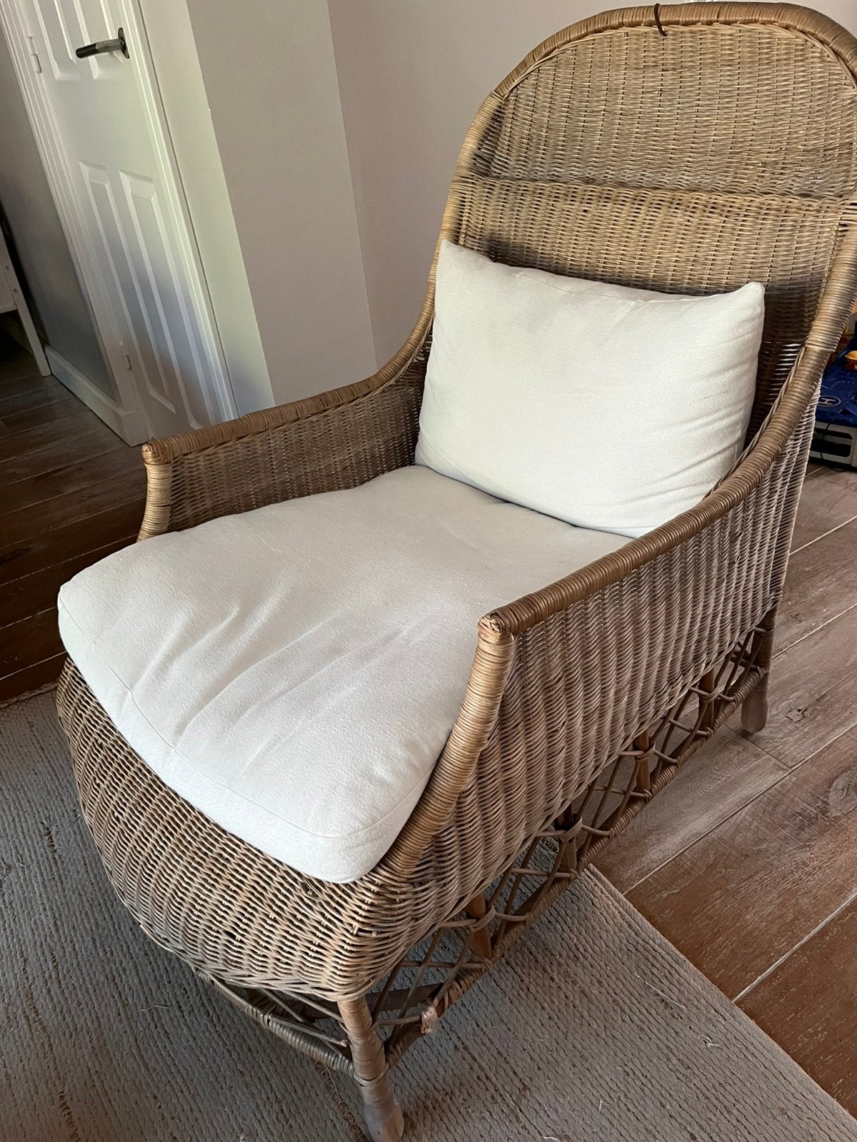 Rivièra maison fauteuil, Ophalen, Zo goed als nieuw, 75 tot 100 cm, 50 tot 75 cm