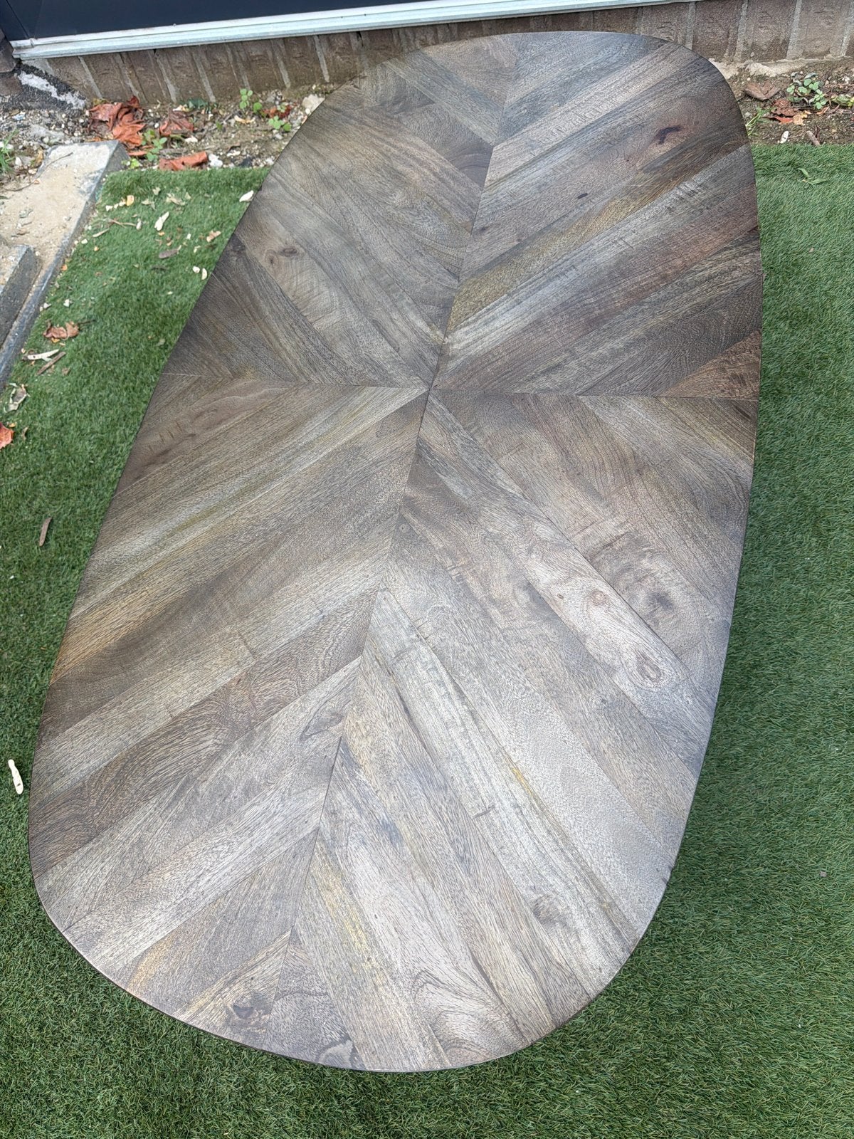 Salontafel visgraat zwart kruispoot Zitmaxx Wonen, Ophalen, 100 tot 150 cm, 50 tot 100 cm, Zo goed als nieuw