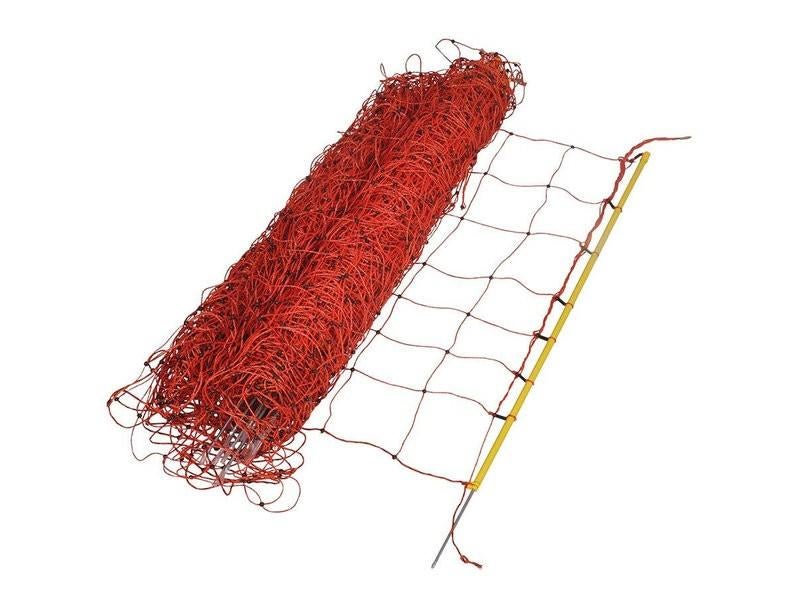 Schapennet afrasteringsnet met schrikdraad en 14 palen, Dieren en Toebehoren, Verzenden, Nieuw