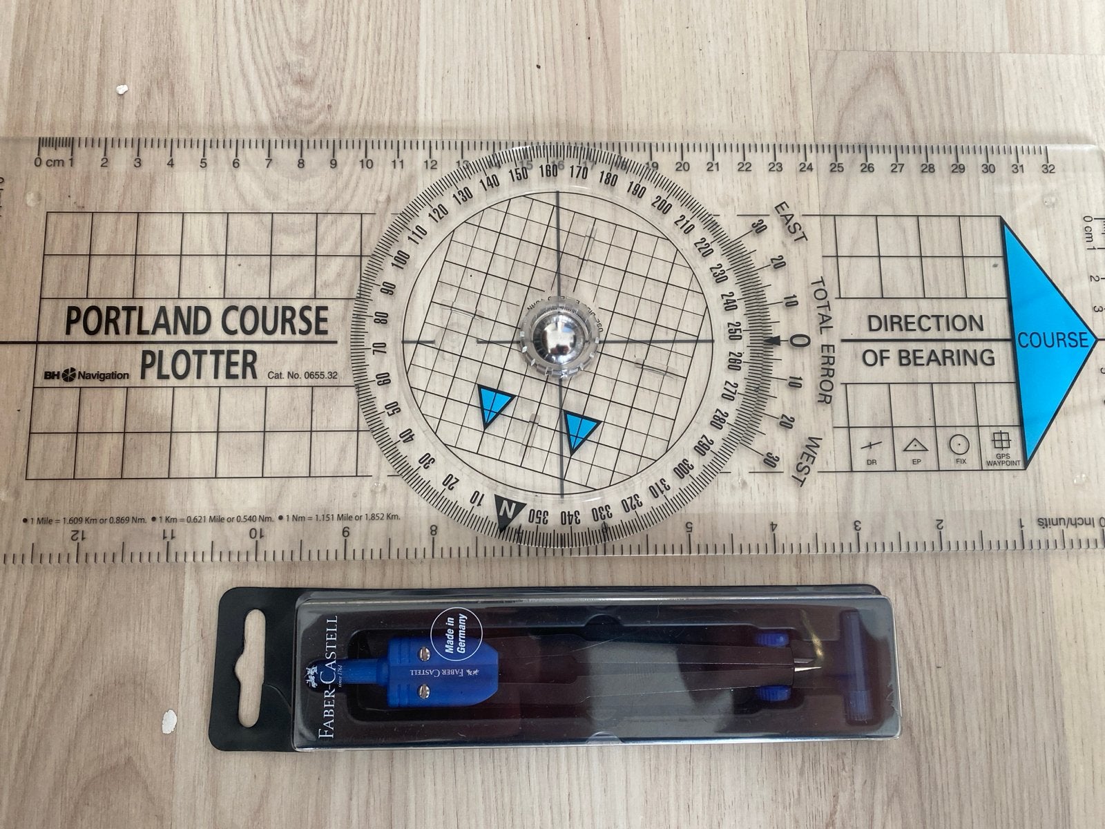 Portland course plotter en passer, Ophalen of Verzenden, Zo goed als nieuw