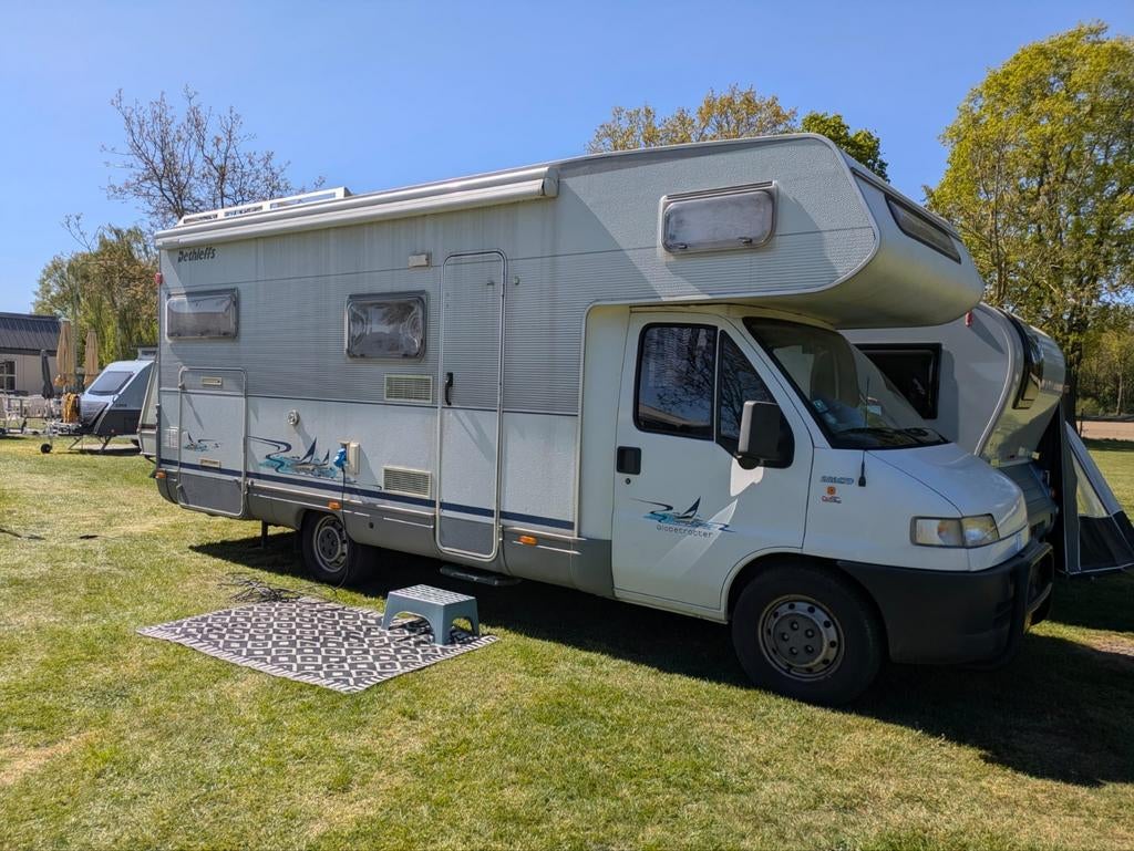 Te koop fiat ducato 2.8 tdi, Caravans en Kamperen, Particulier, Half-integraal, Dethleffs