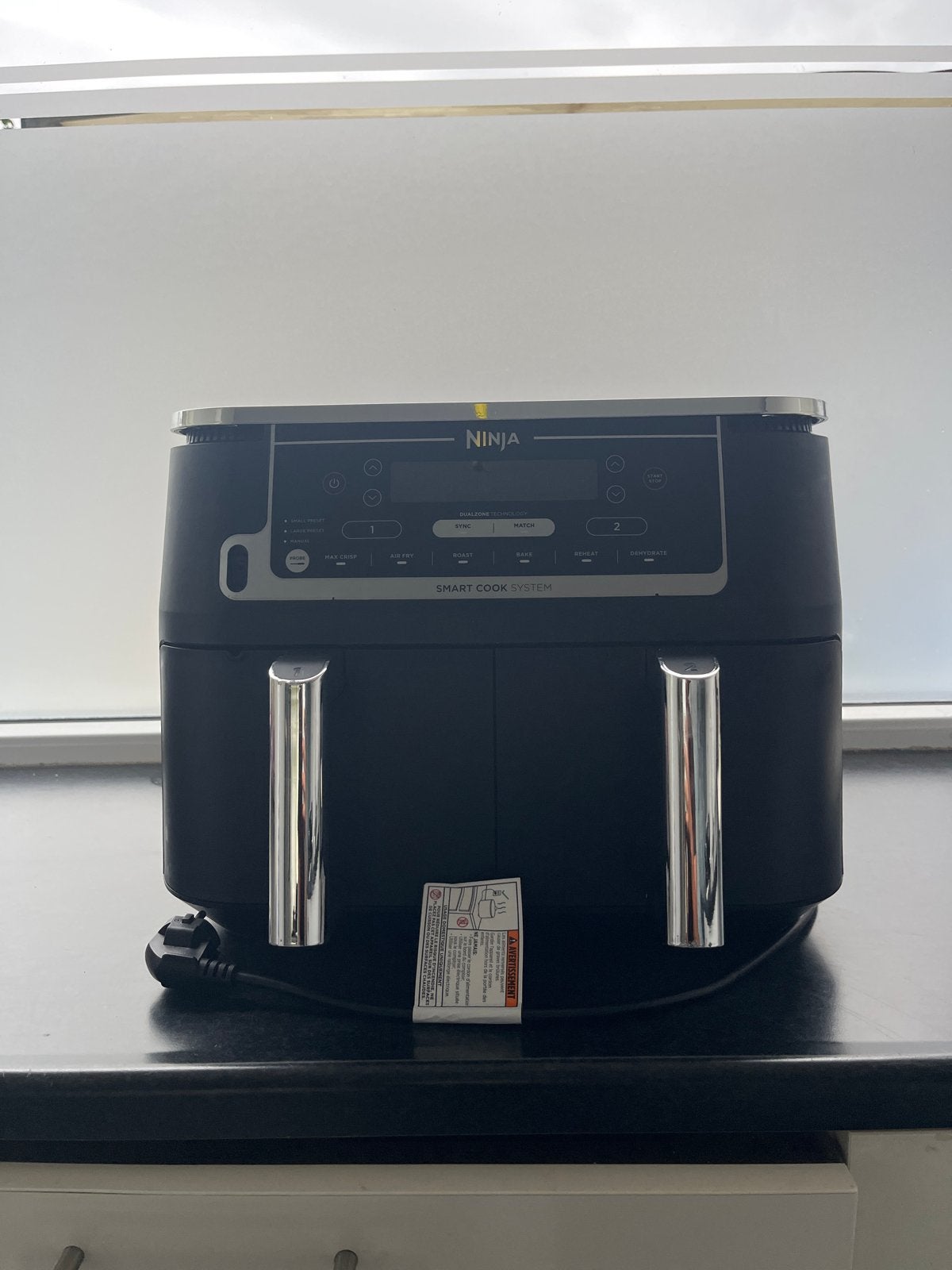 Ninja Foodi Dual Zone Airfryer - Perfecte Staat, Ophalen of Verzenden, Zo goed als nieuw, Airfryer
