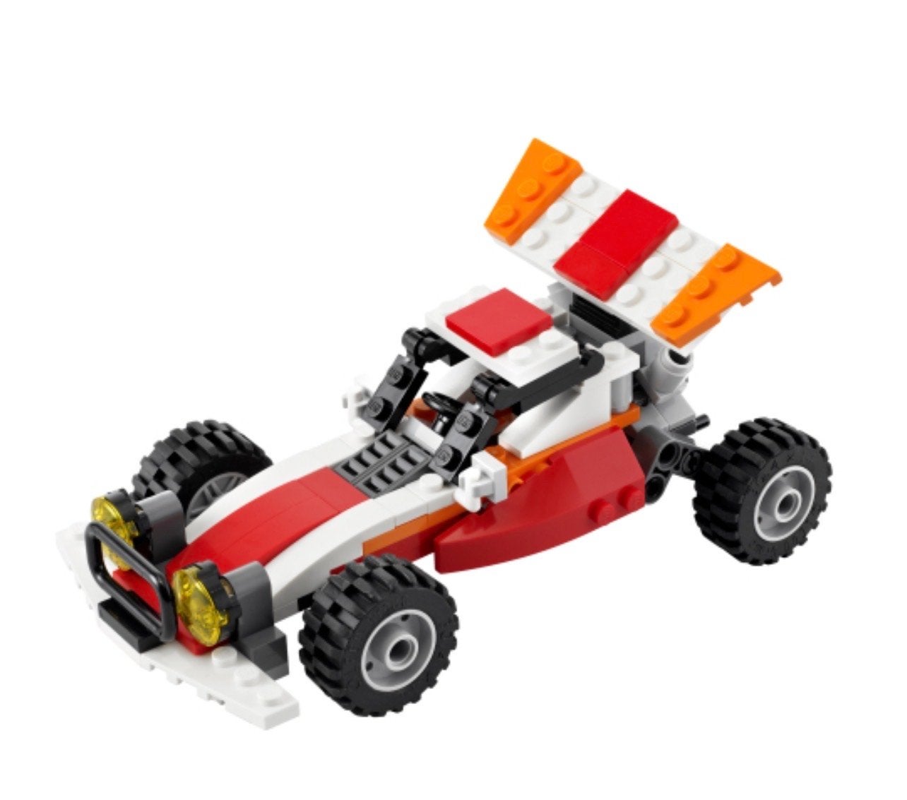 Lego Creator 3-in-1 Raceauto 5763, Lego, Ophalen of Verzenden, Zo goed als nieuw, Inclusief instructies
