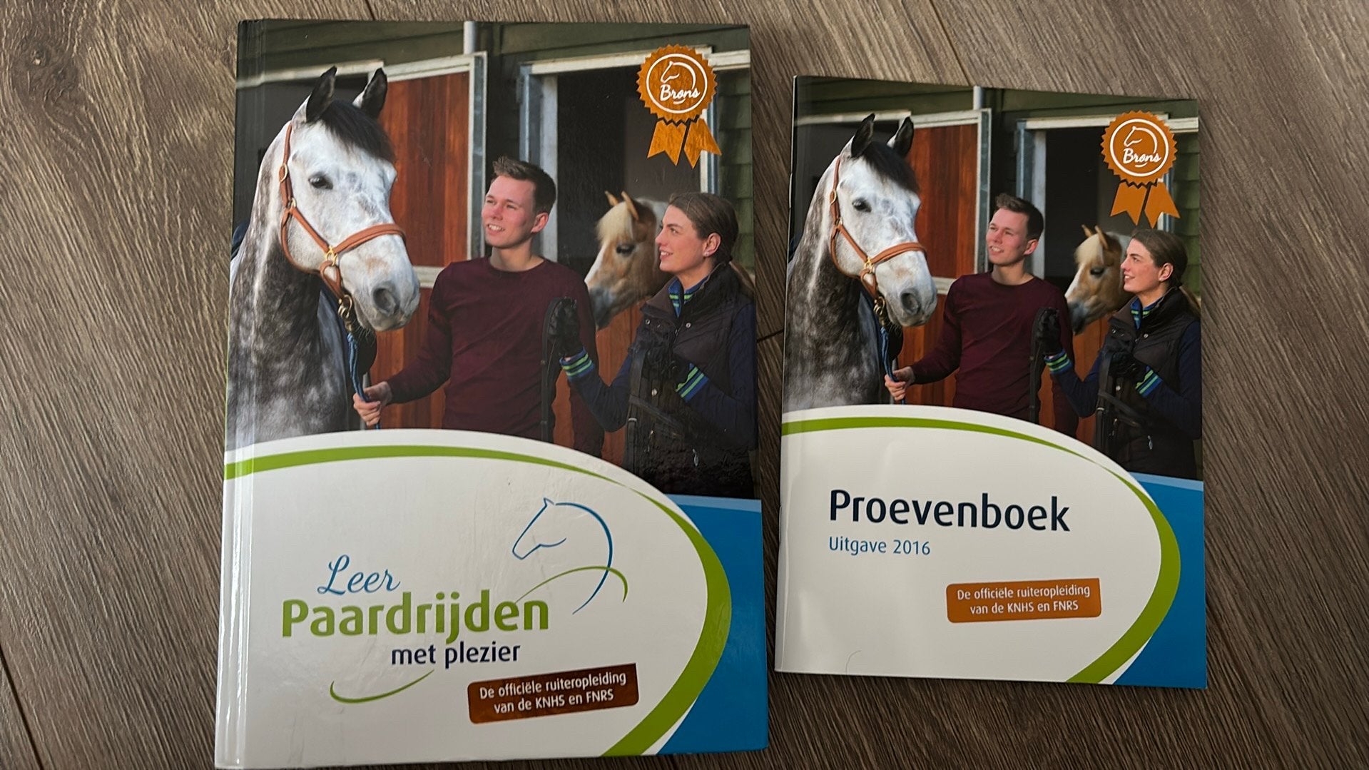 Leer paardrijden met plezier brons - theorie en proef boek, Ophalen of Verzenden, Zo goed als nieuw