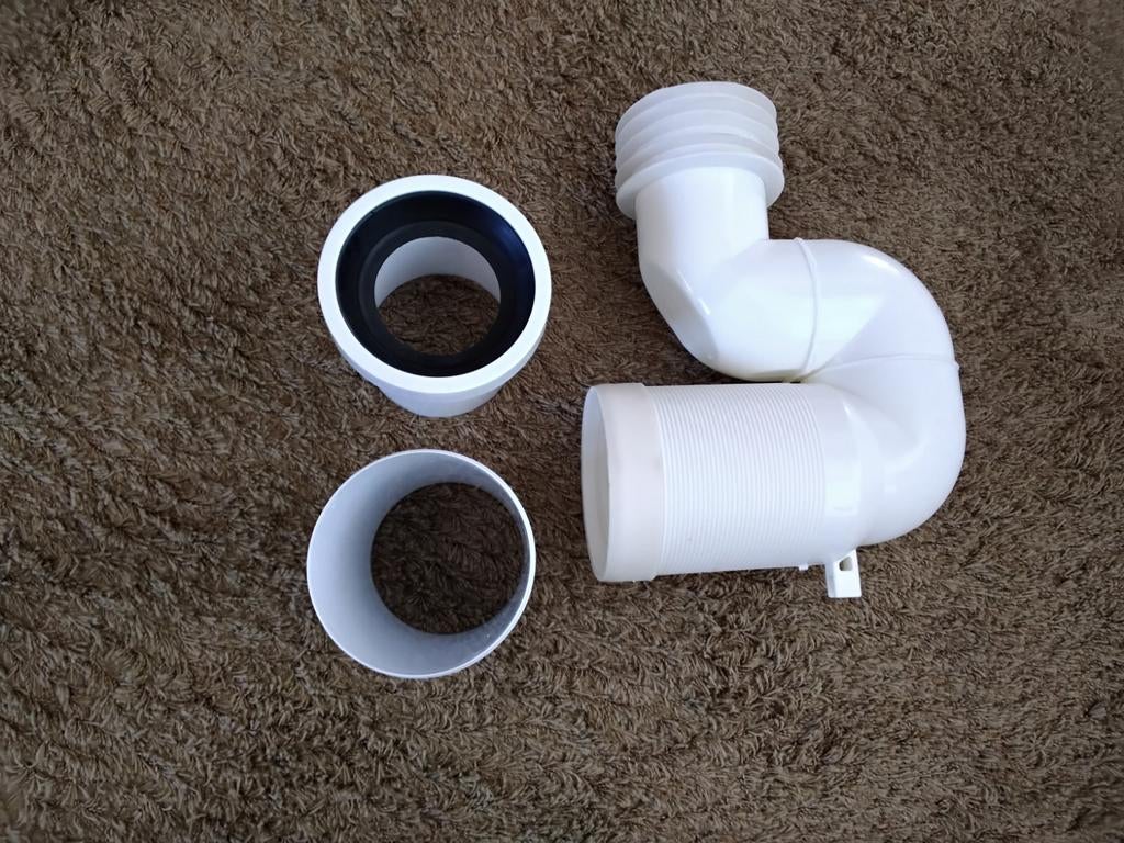 Afvoerbocht toilet, Ophalen, Afvoer, Pvc, Nieuw