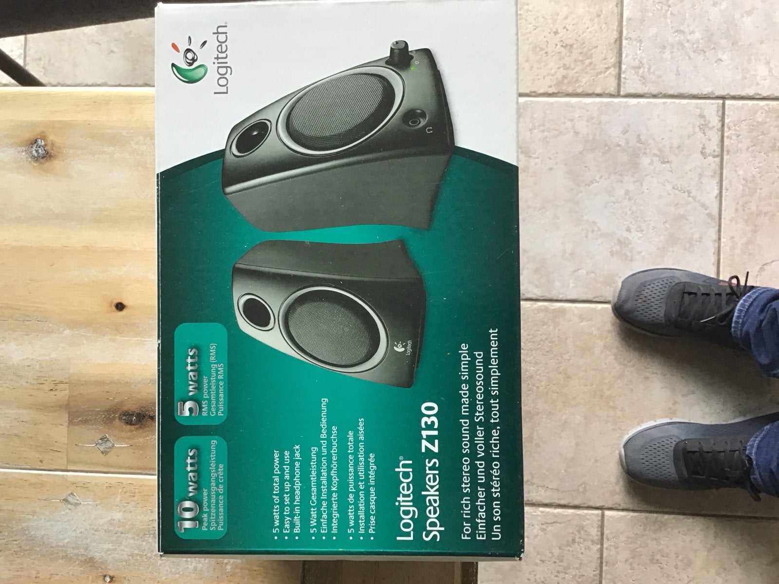 Logitech Z130 Speakers - Compacte Stereo Geluid, Ophalen, Zo goed als nieuw, Audiokanaal 2