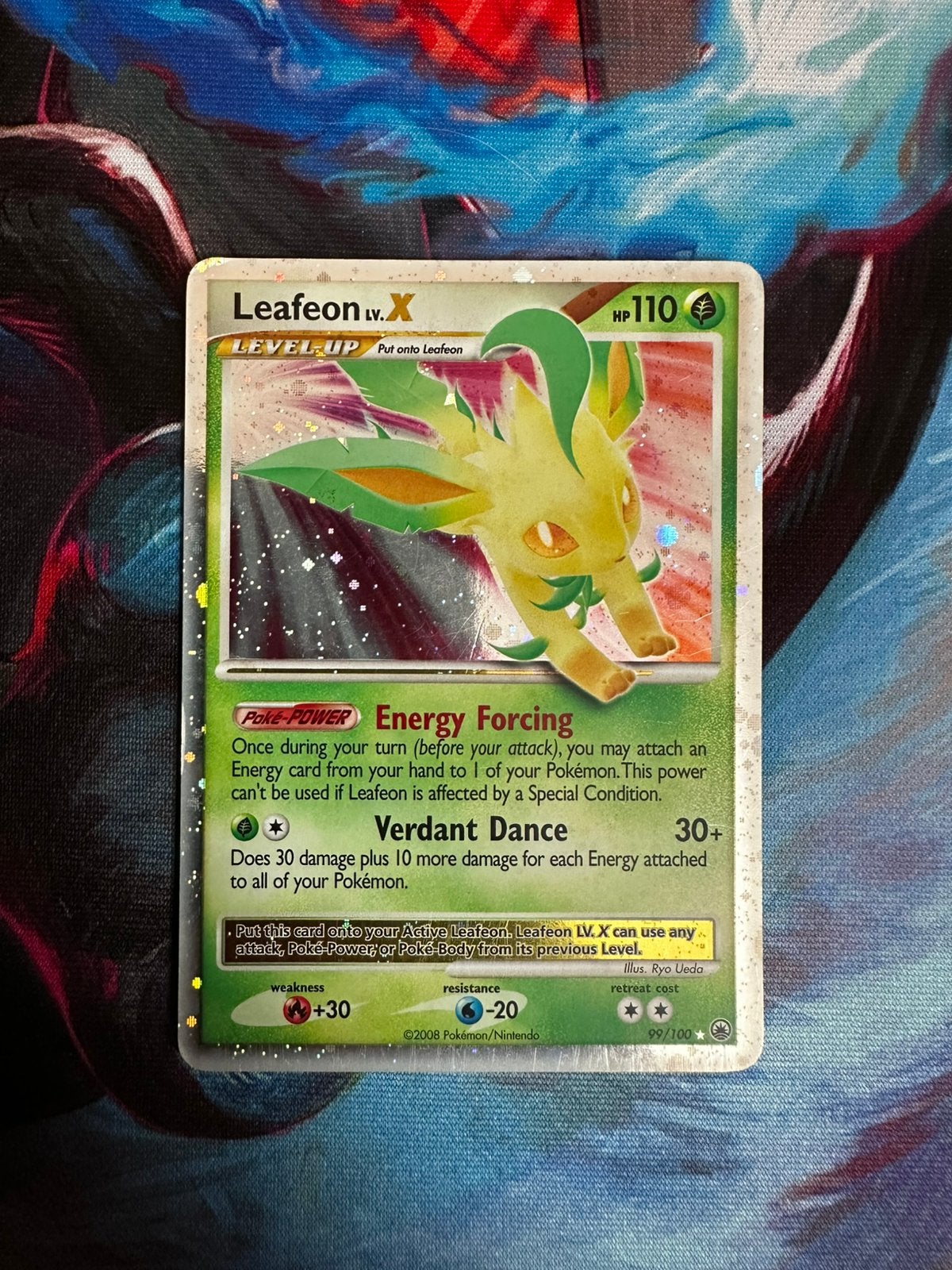 Leafeon #99 - Majestic Dawn - Good, Hobby en Vrije tijd, Verzamelkaartspellen | Pokémon, Ophalen of Verzenden, Zo goed als nieuw