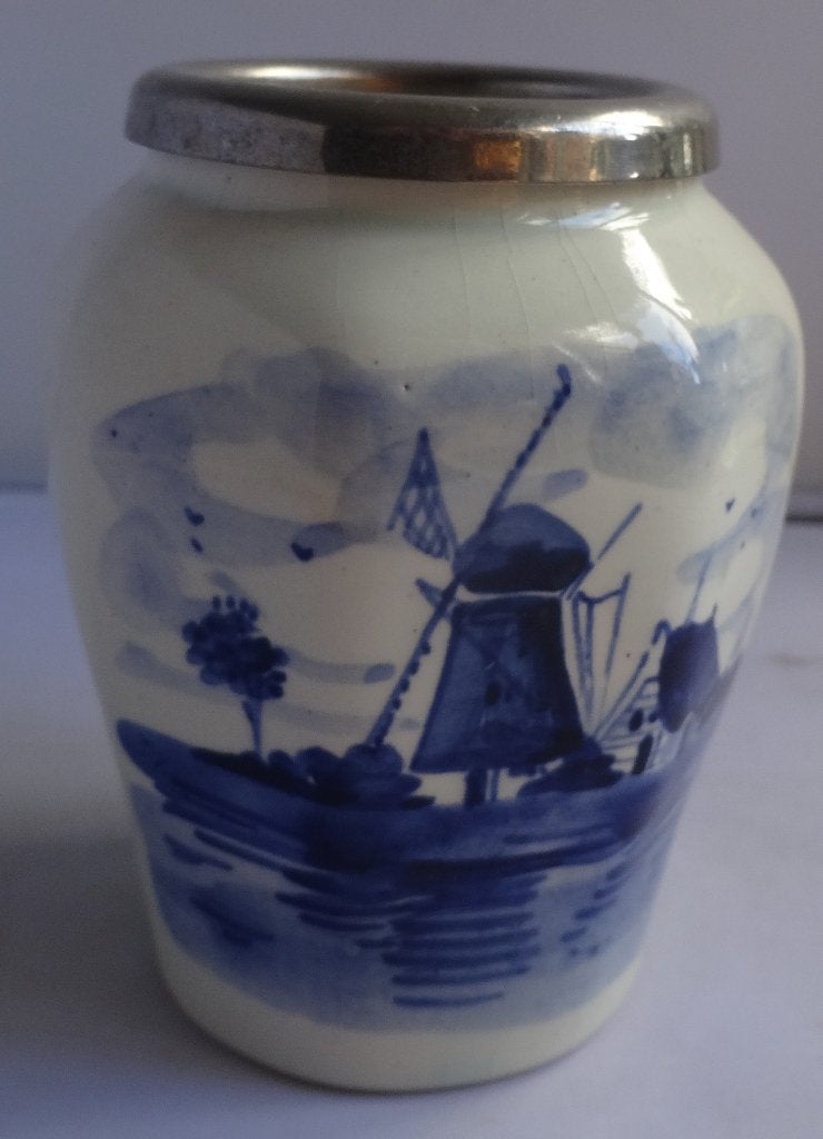 DELFT BLAUW LEPELBEKER B 1 * Gemerkt *, Antiek en Kunst, Verzenden
