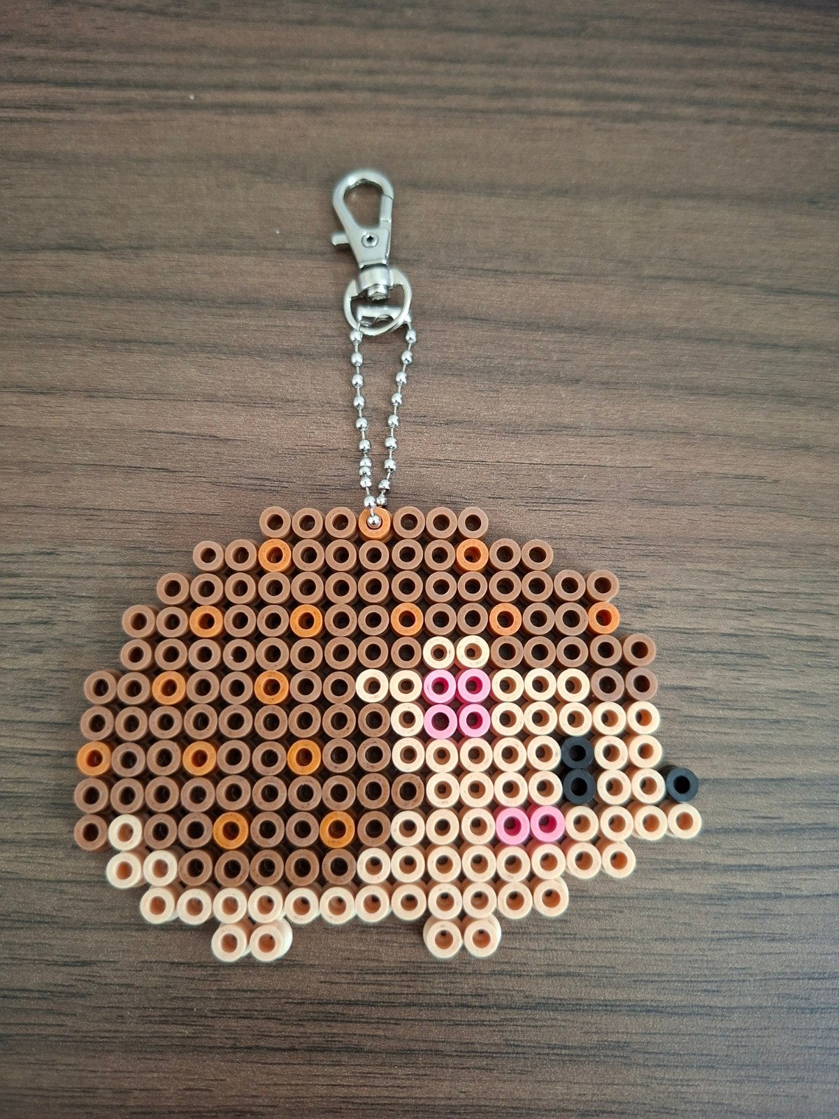 Handmade - strijkkralensleutelhanger - egel, Ophalen of Verzenden, Nieuw