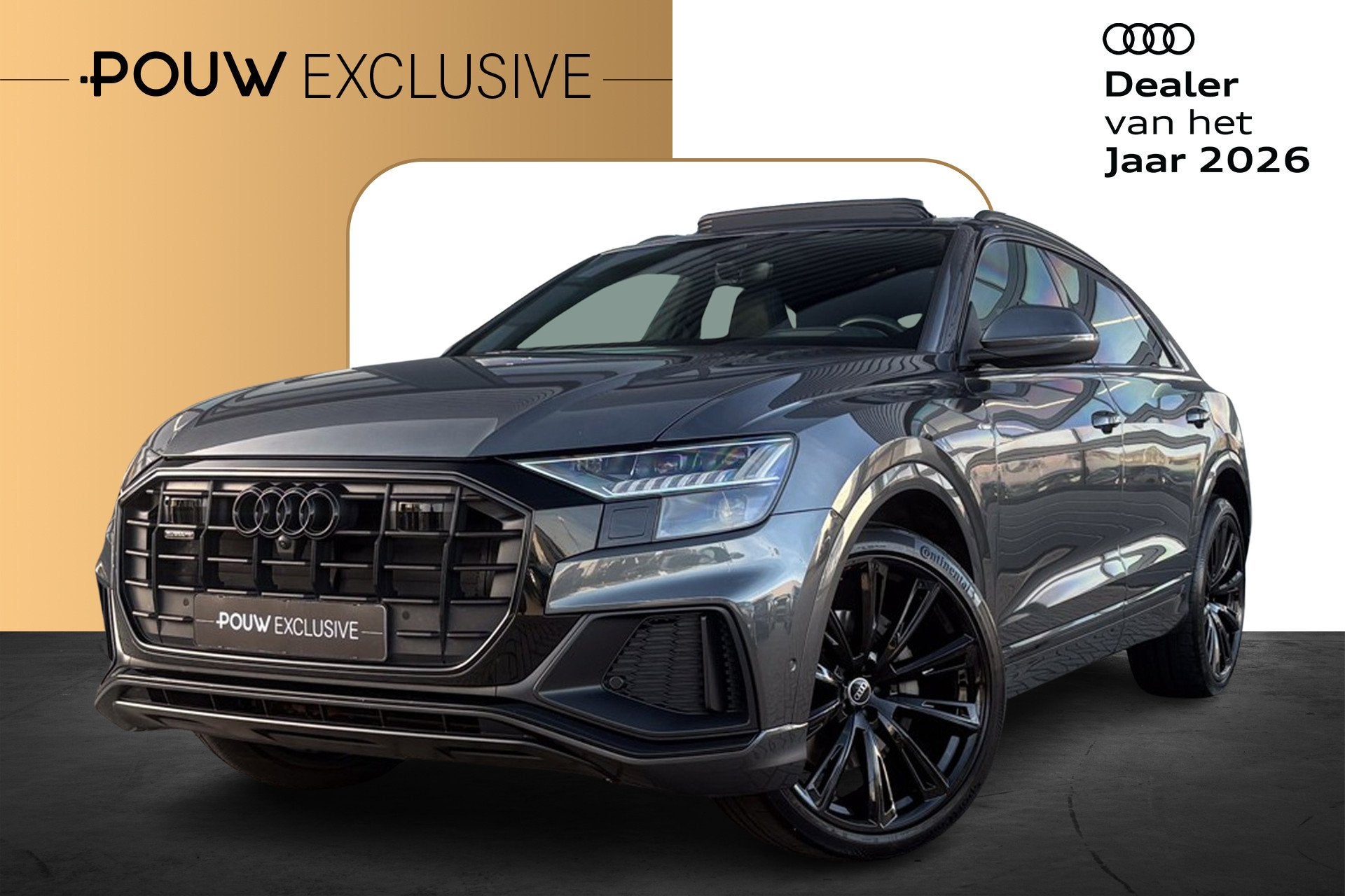Audi Q8 50 TDI 286pk quattro Pro Line Advanced | Sportstoele, Auto's, Automaat, 12 maanden, Gebruikt, 2145 kg