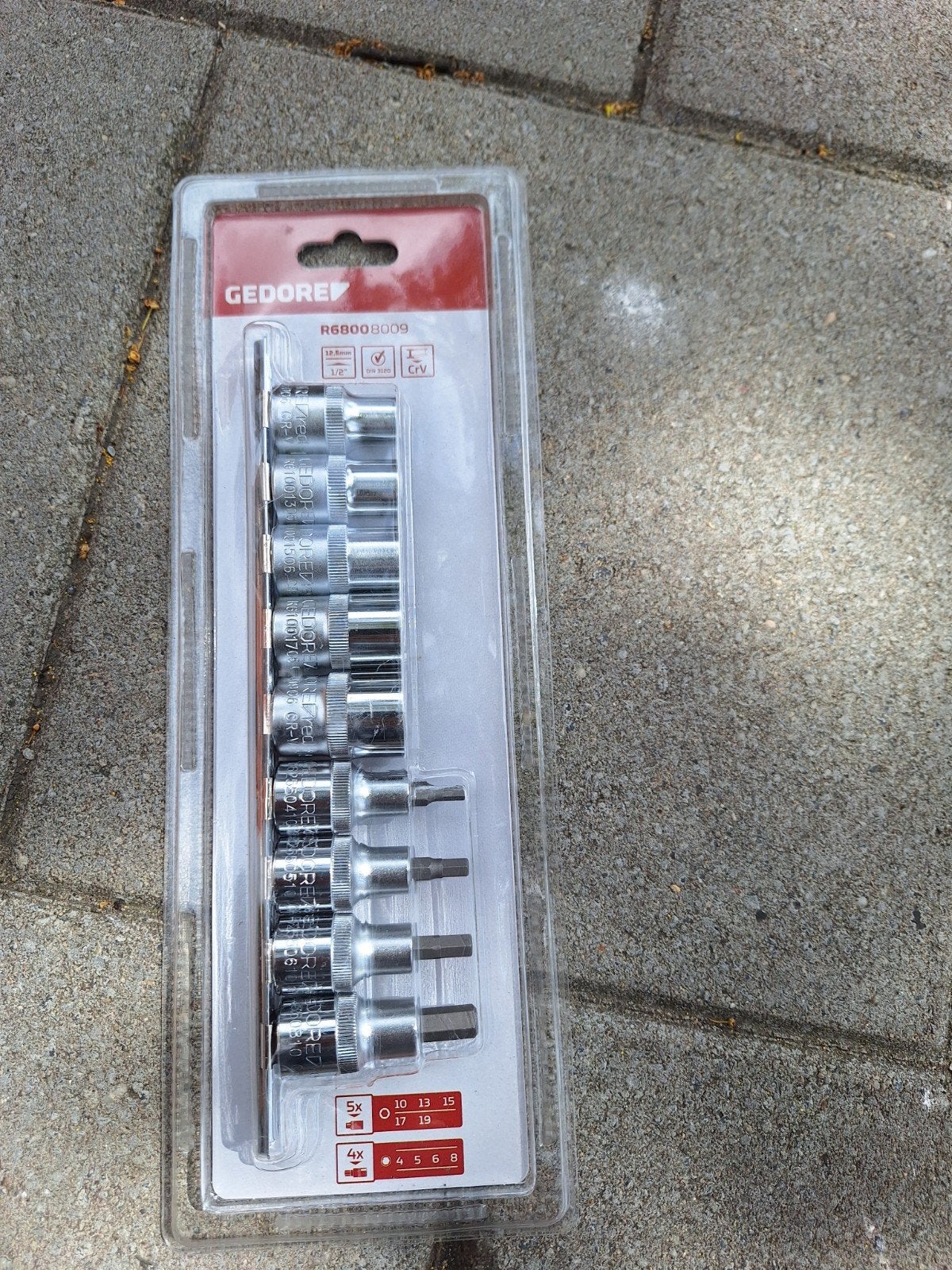 Nieuwe Gedore doppenset 1/2 nieuw
Met meest voorkomende mate, Nieuw, Ophalen of Verzenden, X, X