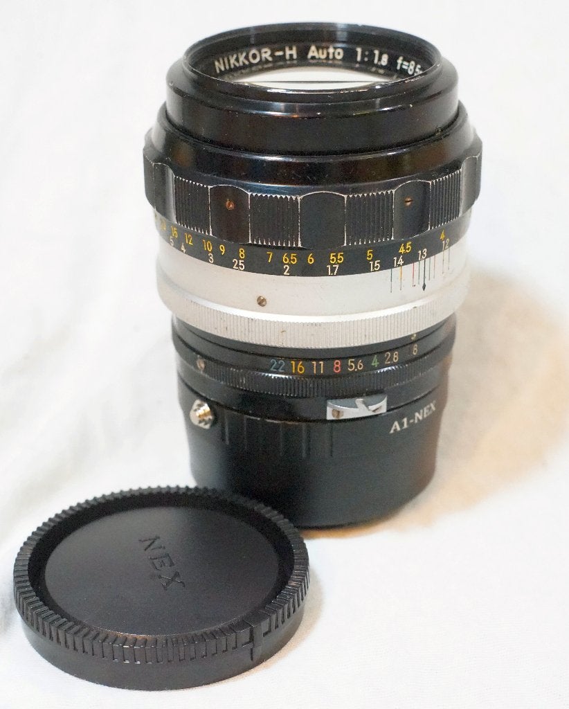 Nikon - Nikkor-H auto 85mm f1.8 (Nippon Kogaku) e.a. lenzen, Ophalen of Verzenden, 1960 tot 1980