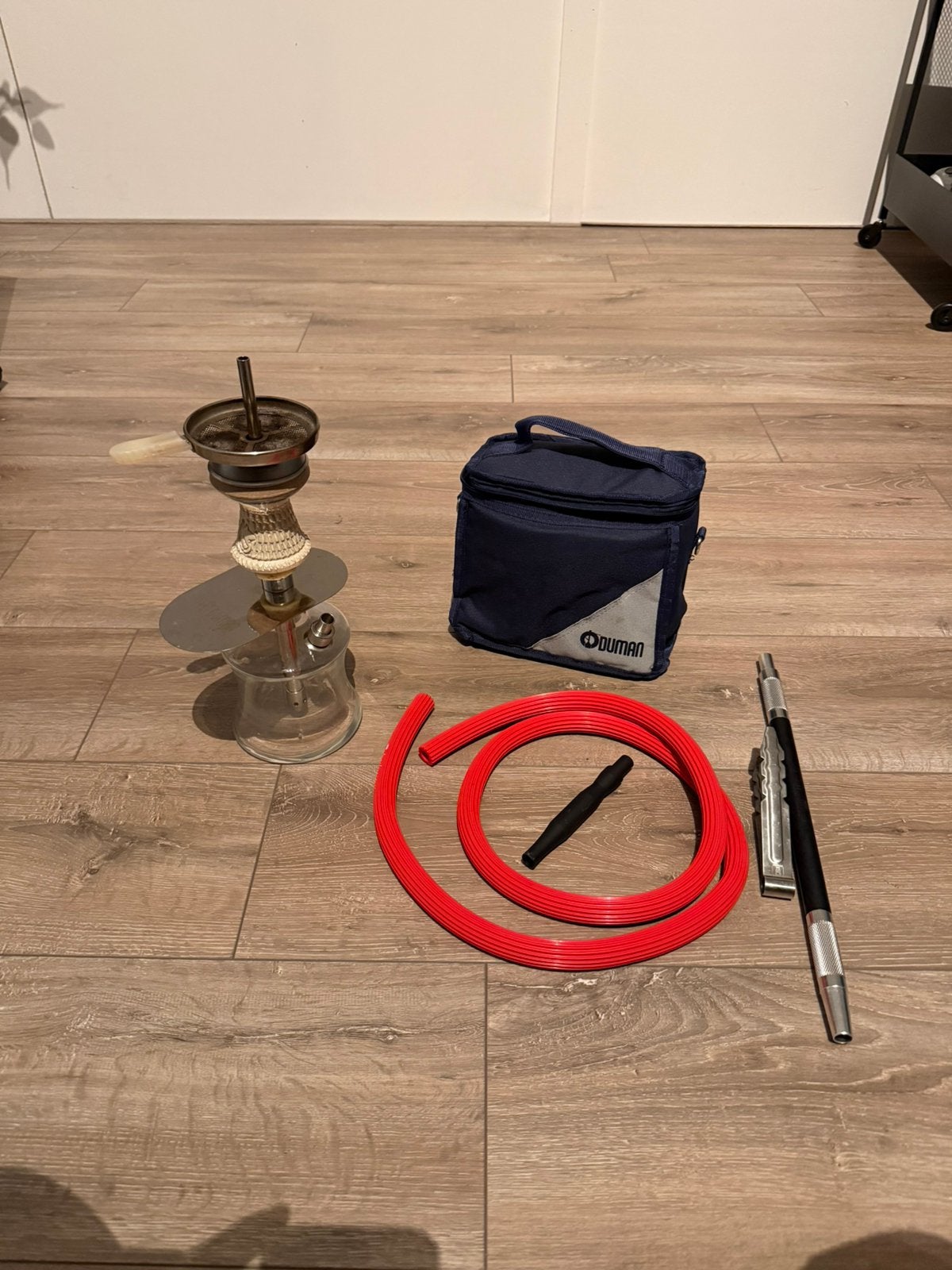 Oduman travel shisha / waterpijp, Ophalen of Verzenden, Zo goed als nieuw, (Water)pijp