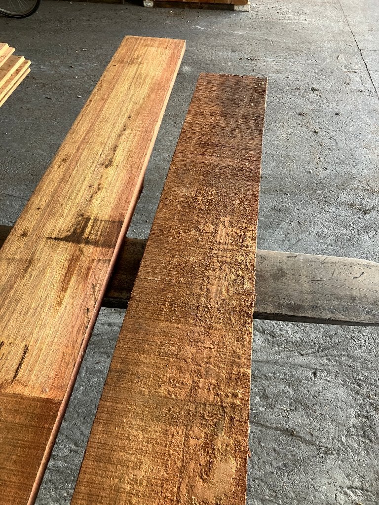 planken-vlonderplanken-steiger-Hardhout-Guariuba-40x200 mm, Ophalen, Planken, Nieuw, Hardhout