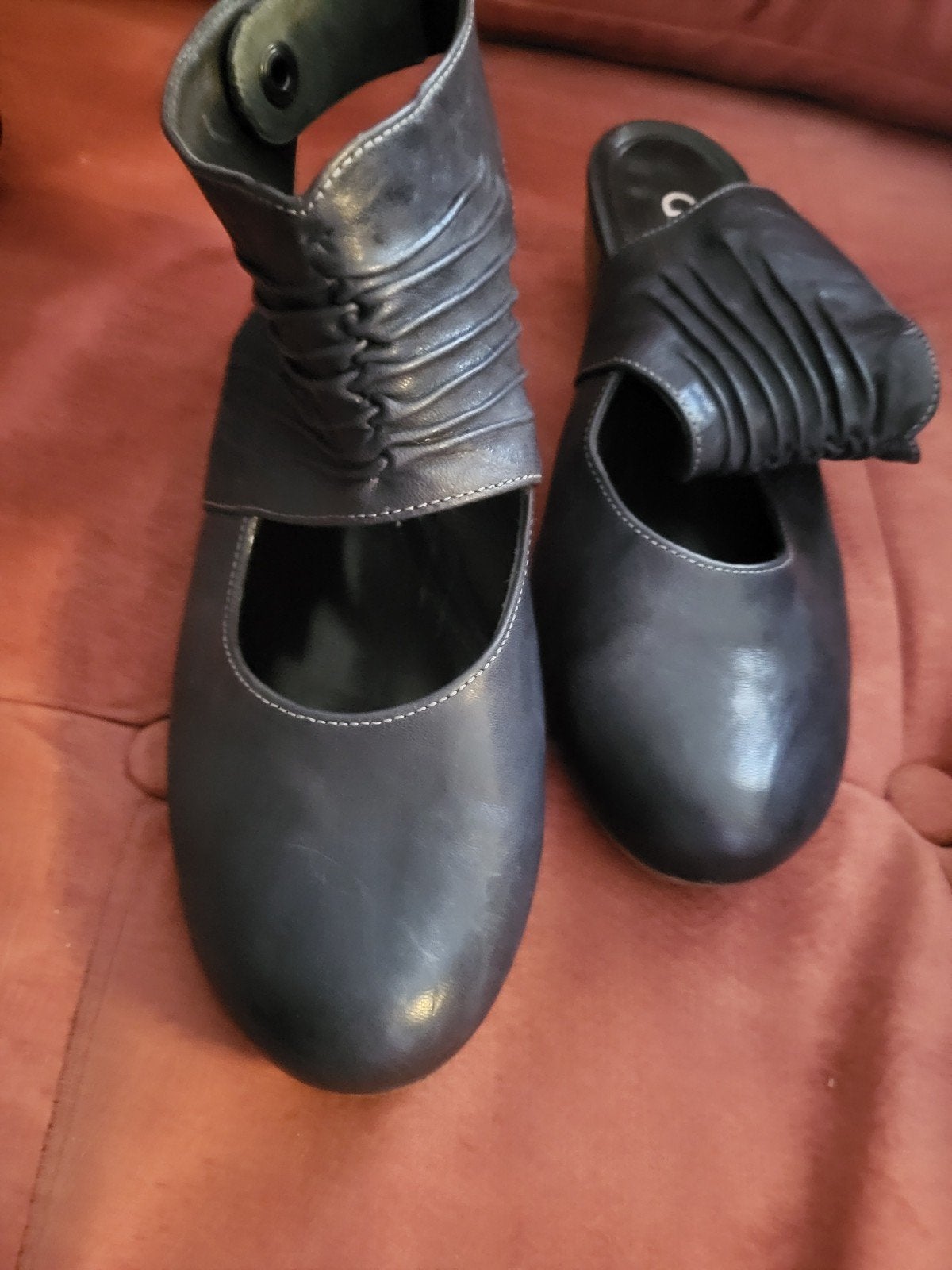 gabor donkerblauwe aparte schoenen maat 38.5 klein hakje, Ophalen of Verzenden, Zo goed als nieuw, Blauw