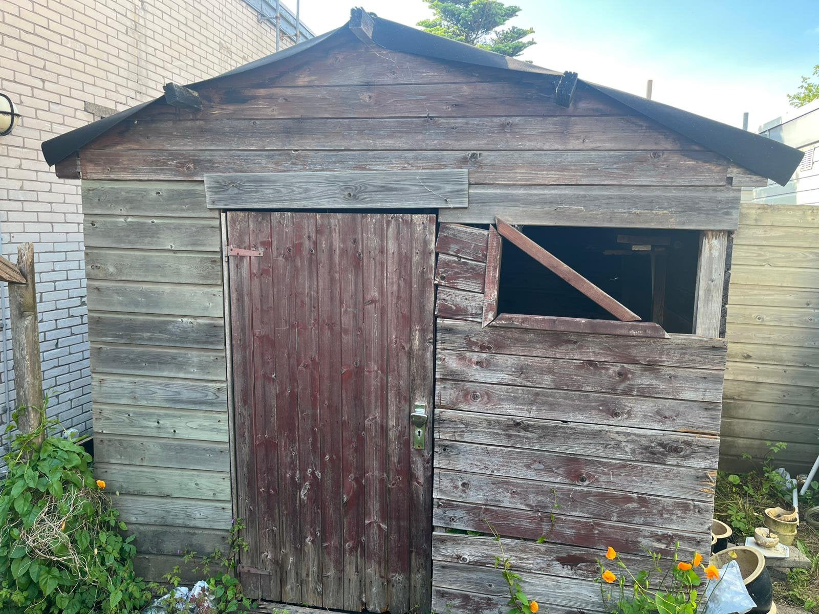 Tuinhuisje berging Tinyhouse, Ophalen of Verzenden, Gebruikt, 250 tot 500 cm