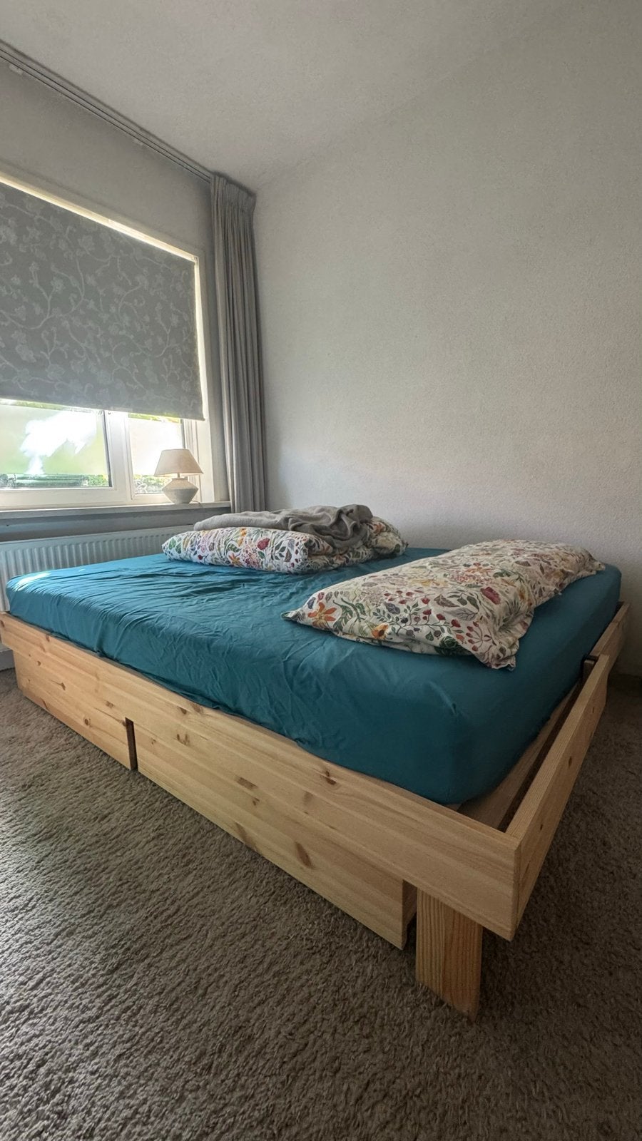 !!22-24 Oct PICK UP ONLY!! IKEA GLAMBERGET Bed + Mattress, Ophalen, Overige kleuren, Tweepersoons, Zo goed als nieuw