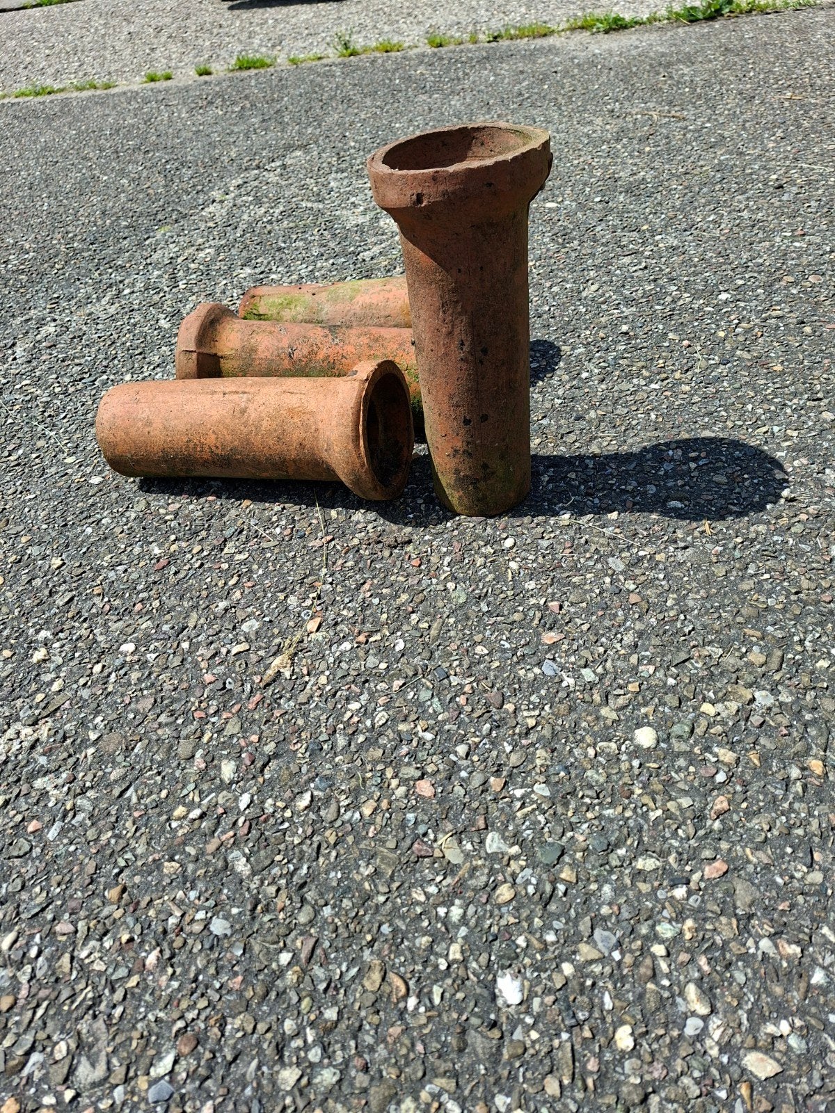 Oude terracotta drainage pijpen, Tuin en Terras, Ophalen, Steen, Gebruikt, Minder dan 30 cm