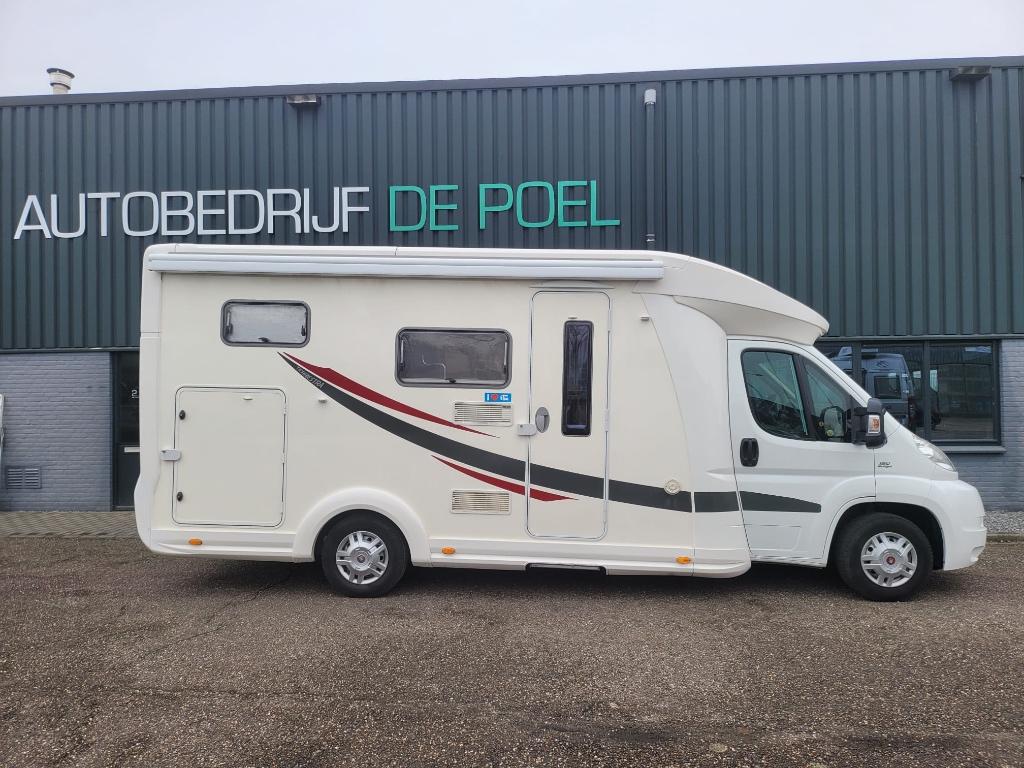 Fiat Ducato Eura Mobil Terrestra 650EB, Caravans en Kamperen, Luifel, Fiat, Koelkast, Bedrijf